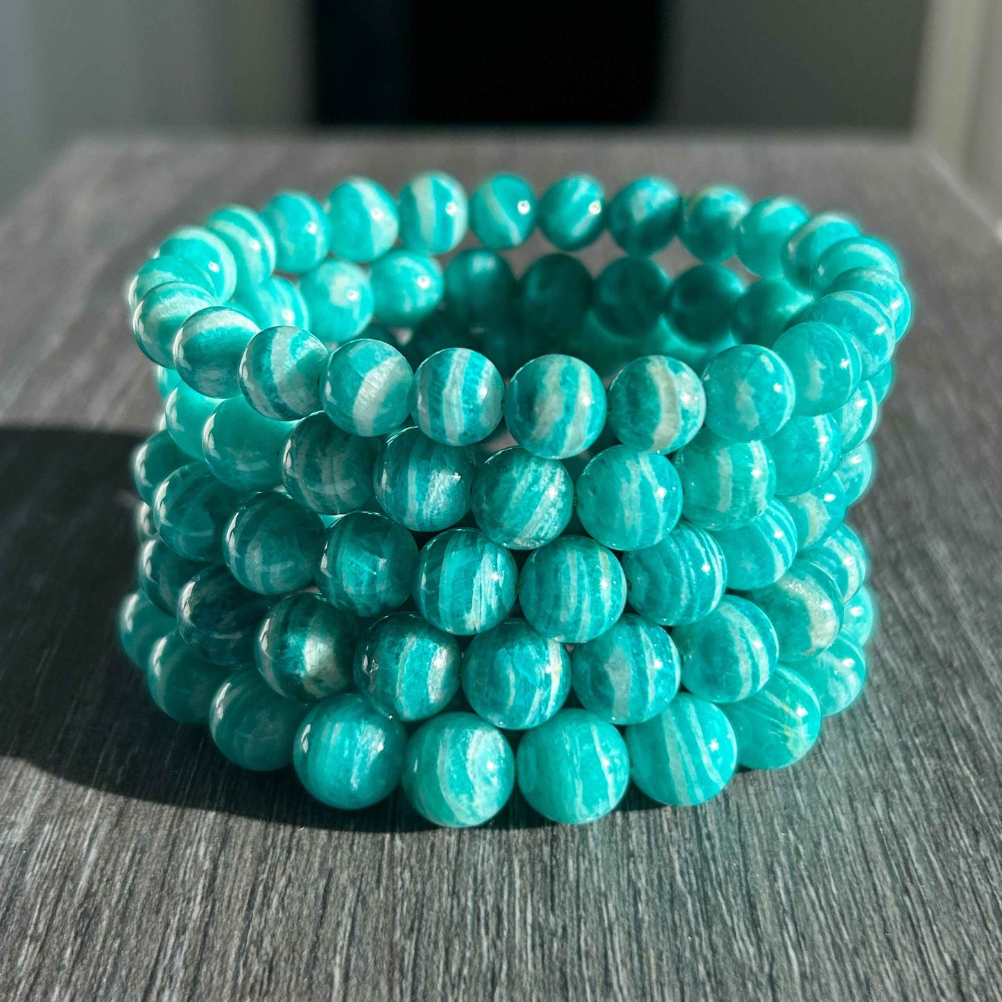 High Quality Amazonite Bracelet in 8 to 11MM