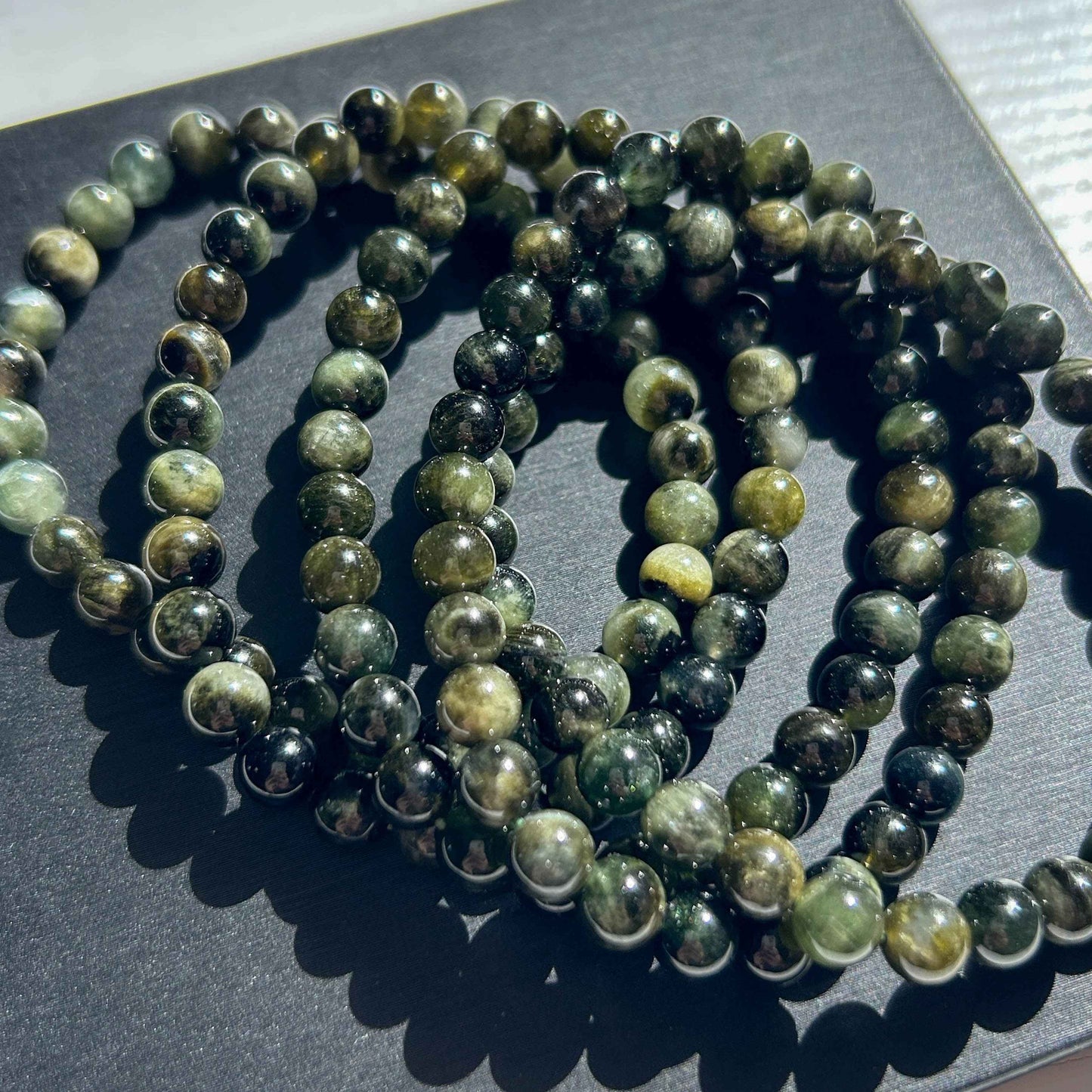Natural Green Tourmaline Bracelet in 6MM