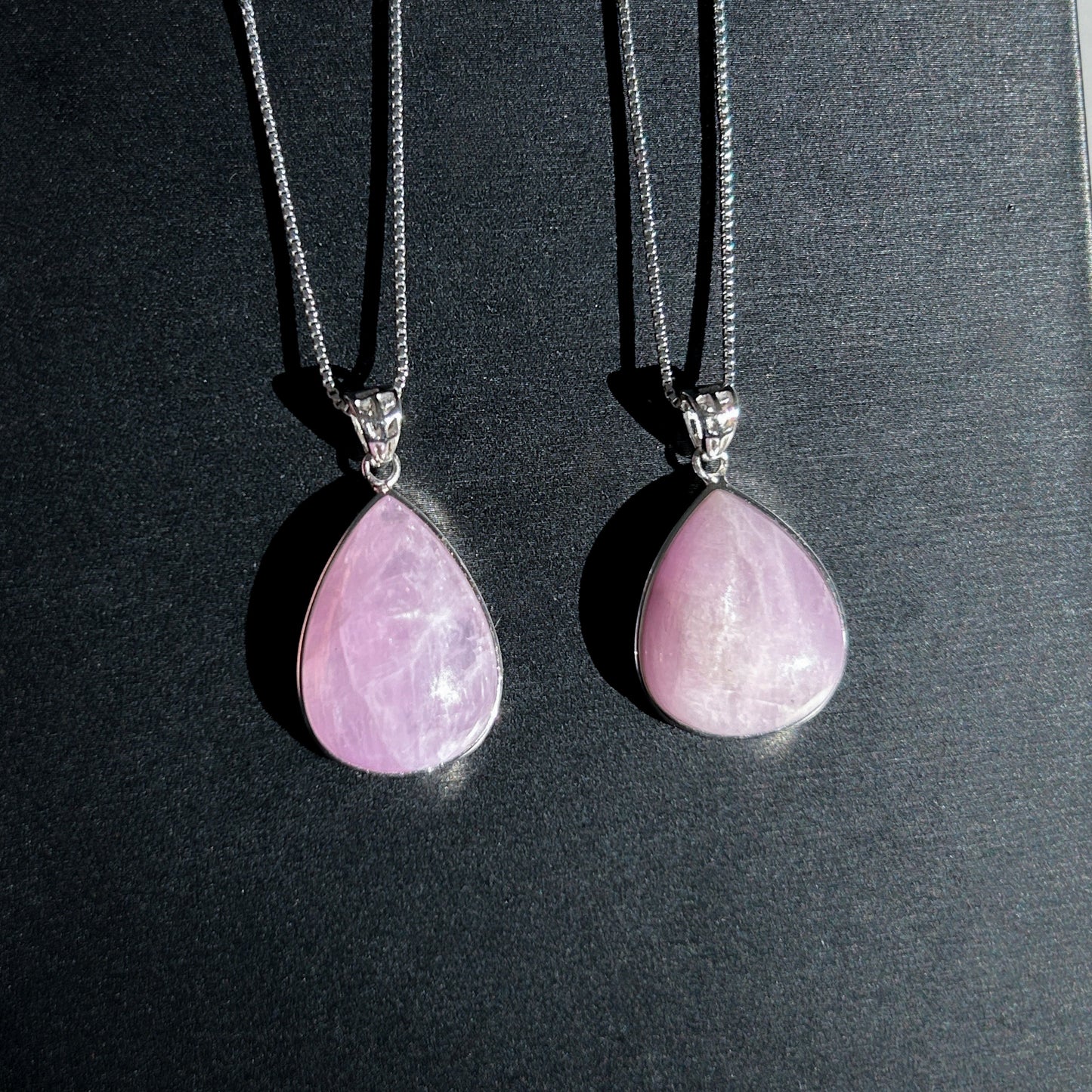 Rare Kunzite Cat Eye's Flash 925 Sterling Silver Pendant (chain excluded)