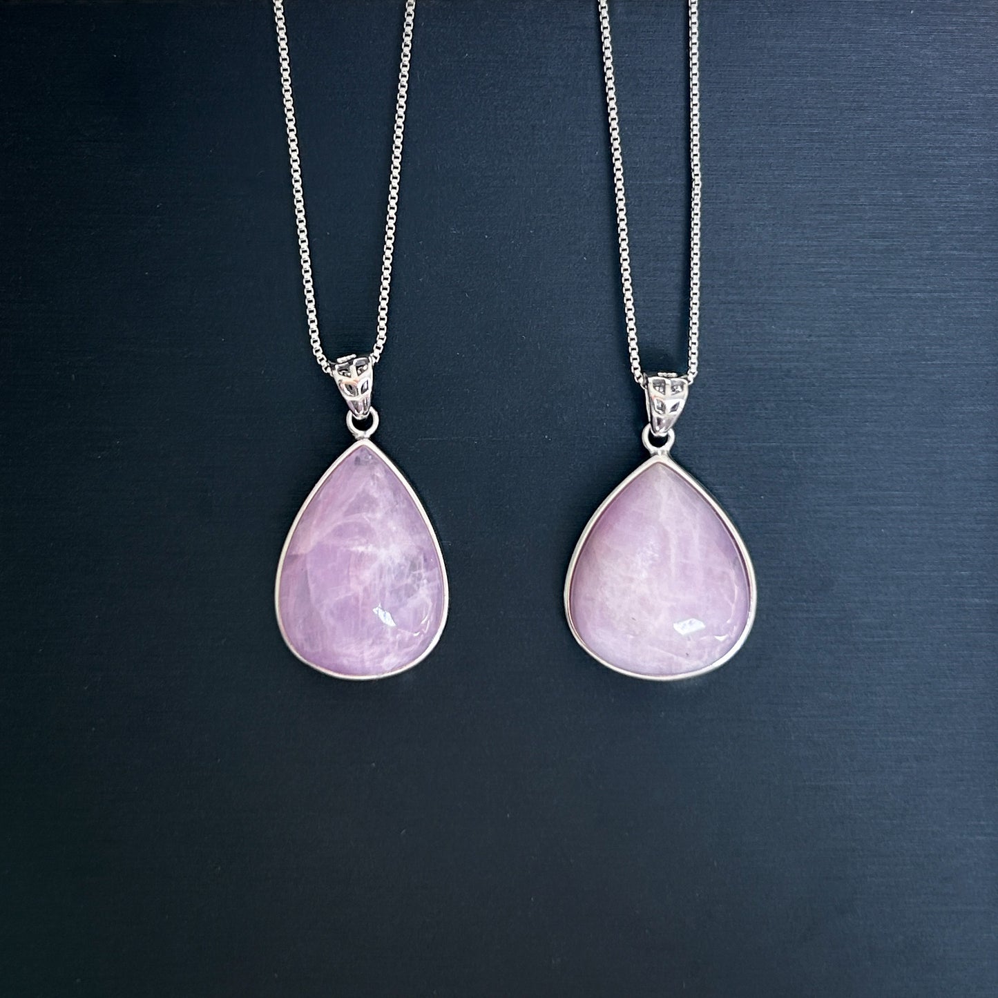 Rare Kunzite Cat Eye's Flash 925 Sterling Silver Pendant (chain excluded)