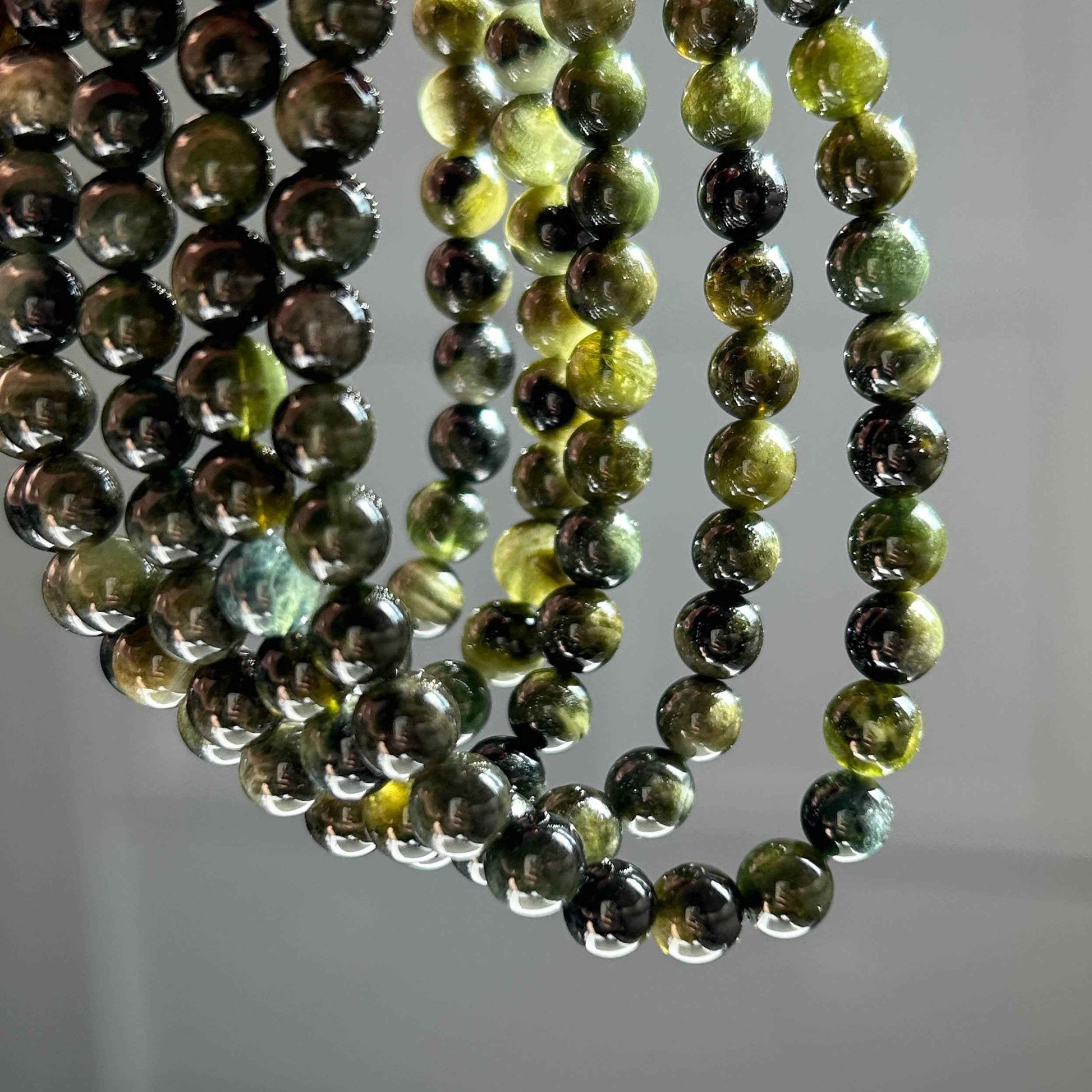 Natural Green Tourmaline Bracelet in 6MM