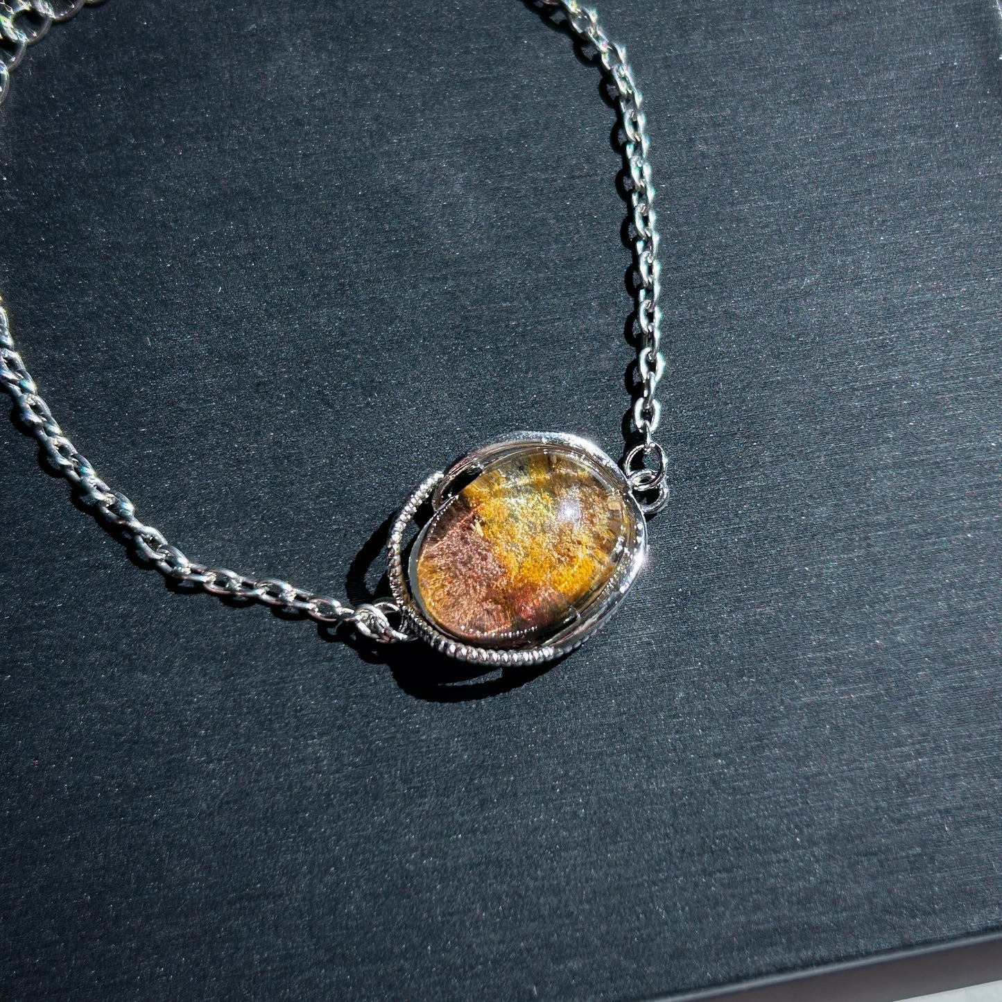 Garden Quartz Adjustable Silver Bracelet