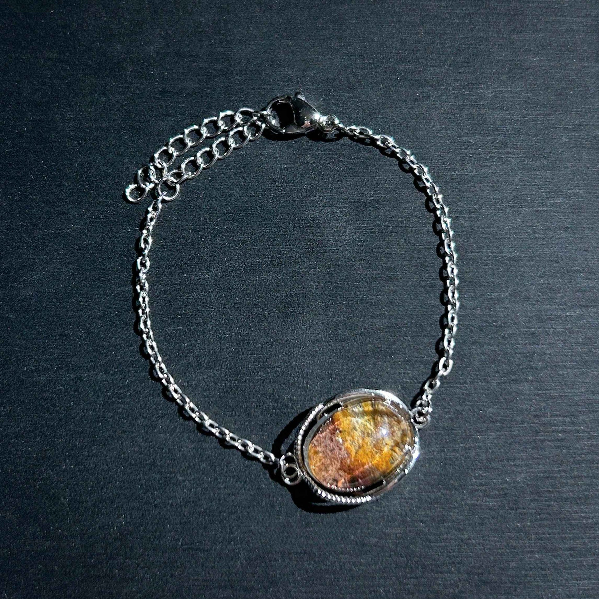 Garden Quartz Adjustable Silver Bracelet