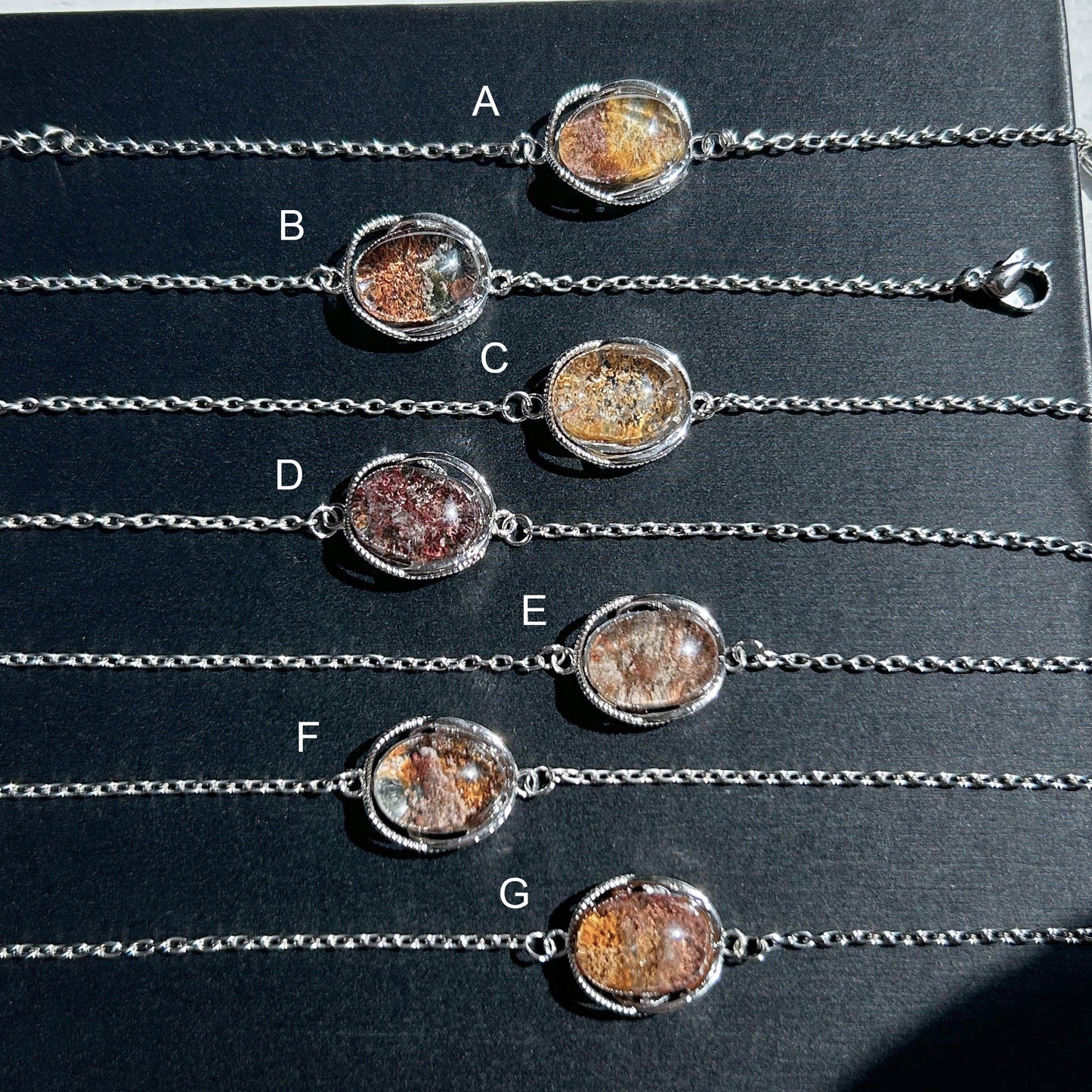 Garden Quartz Adjustable Silver Bracelet