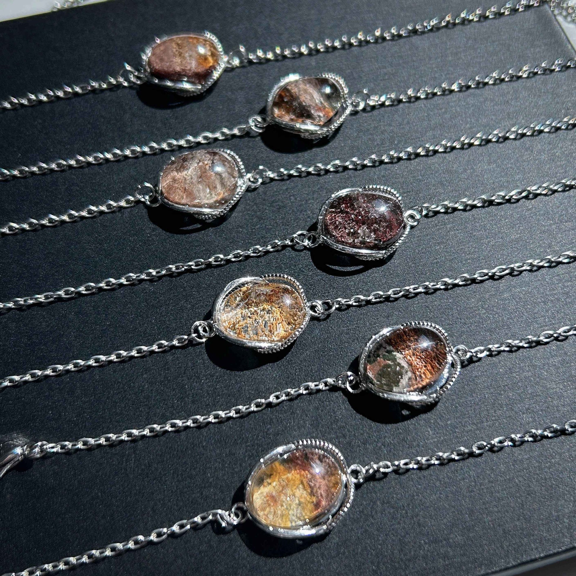 Garden Quartz Adjustable Silver Bracelet