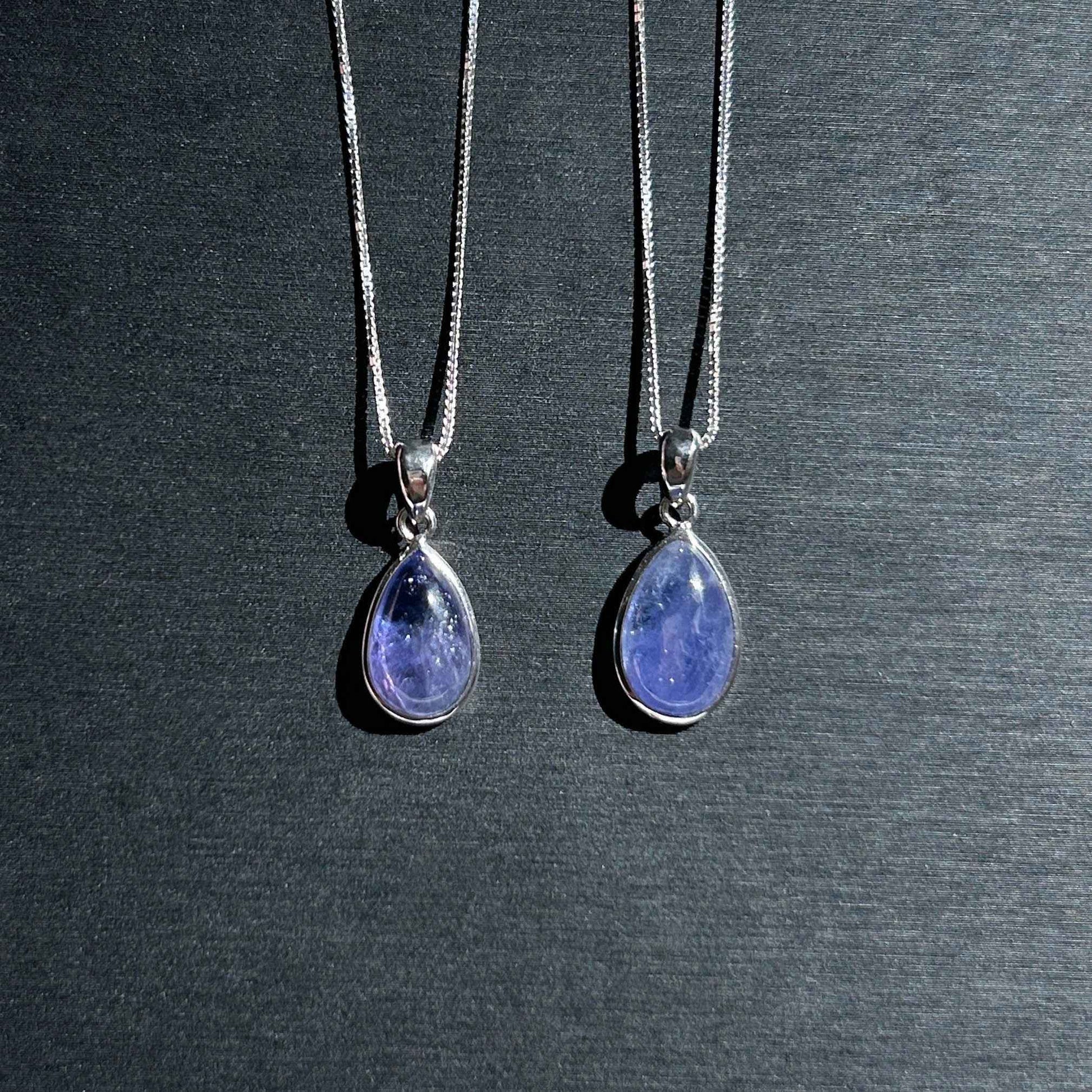 High Quality Tanzanite 925 Sterling Silver Small Pendant (chain excluded)