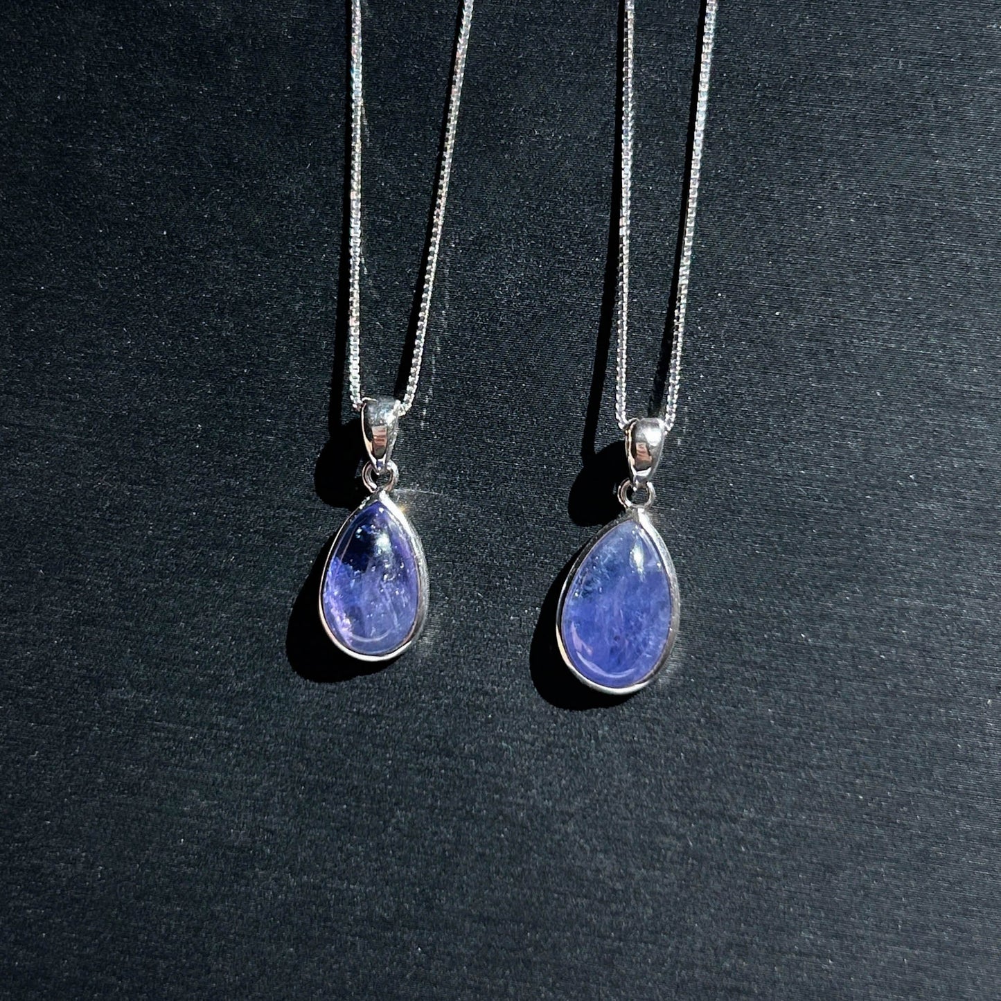 High Quality Tanzanite 925 Sterling Silver Small Pendant (chain excluded)