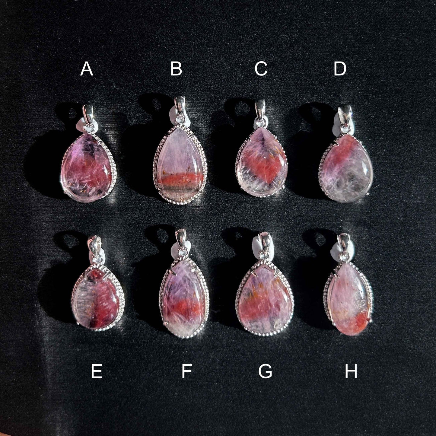 Rare Natural Auralite23 925 Sterling Silver Small Pendant (chain excluded)