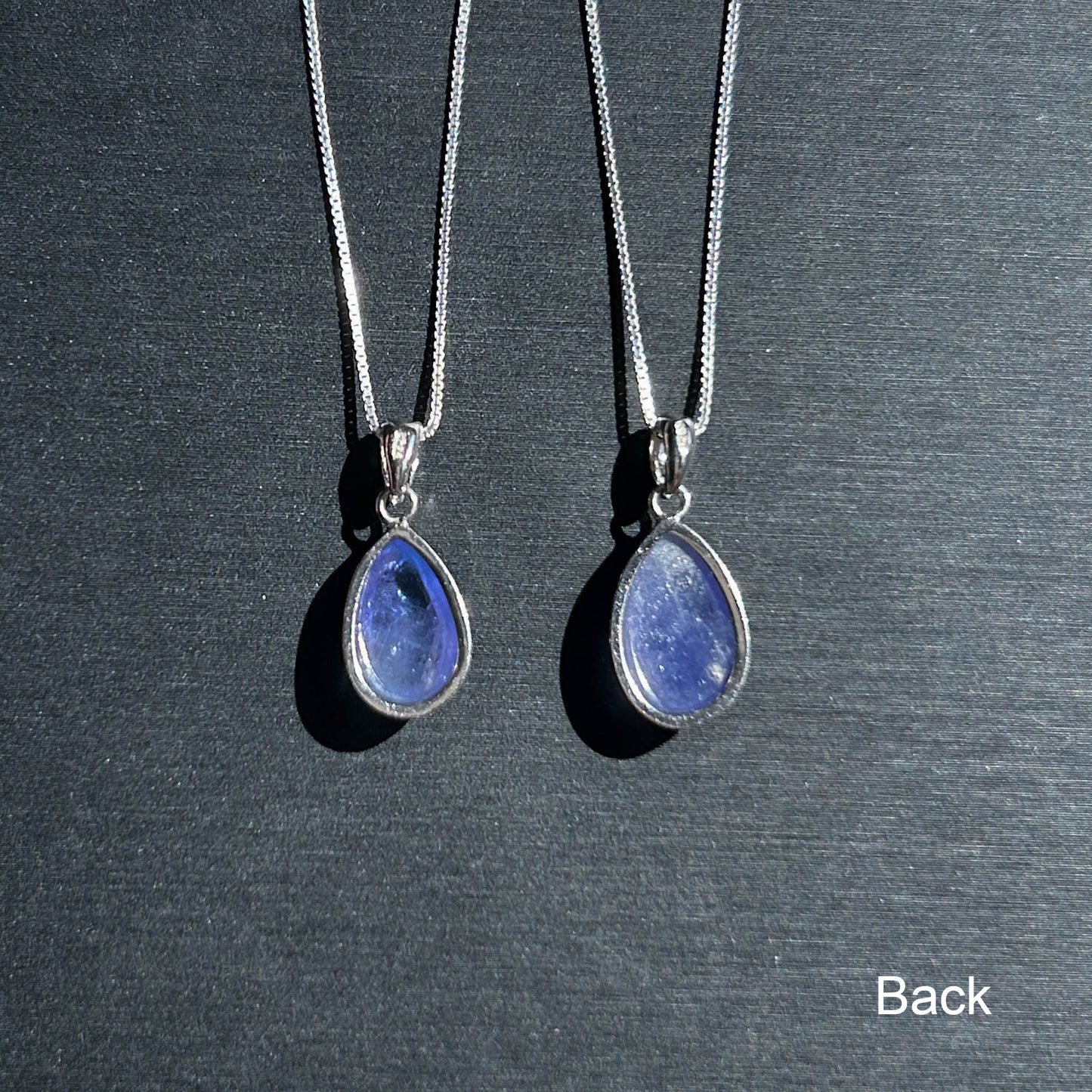 High Quality Tanzanite 925 Sterling Silver Small Pendant (chain excluded)