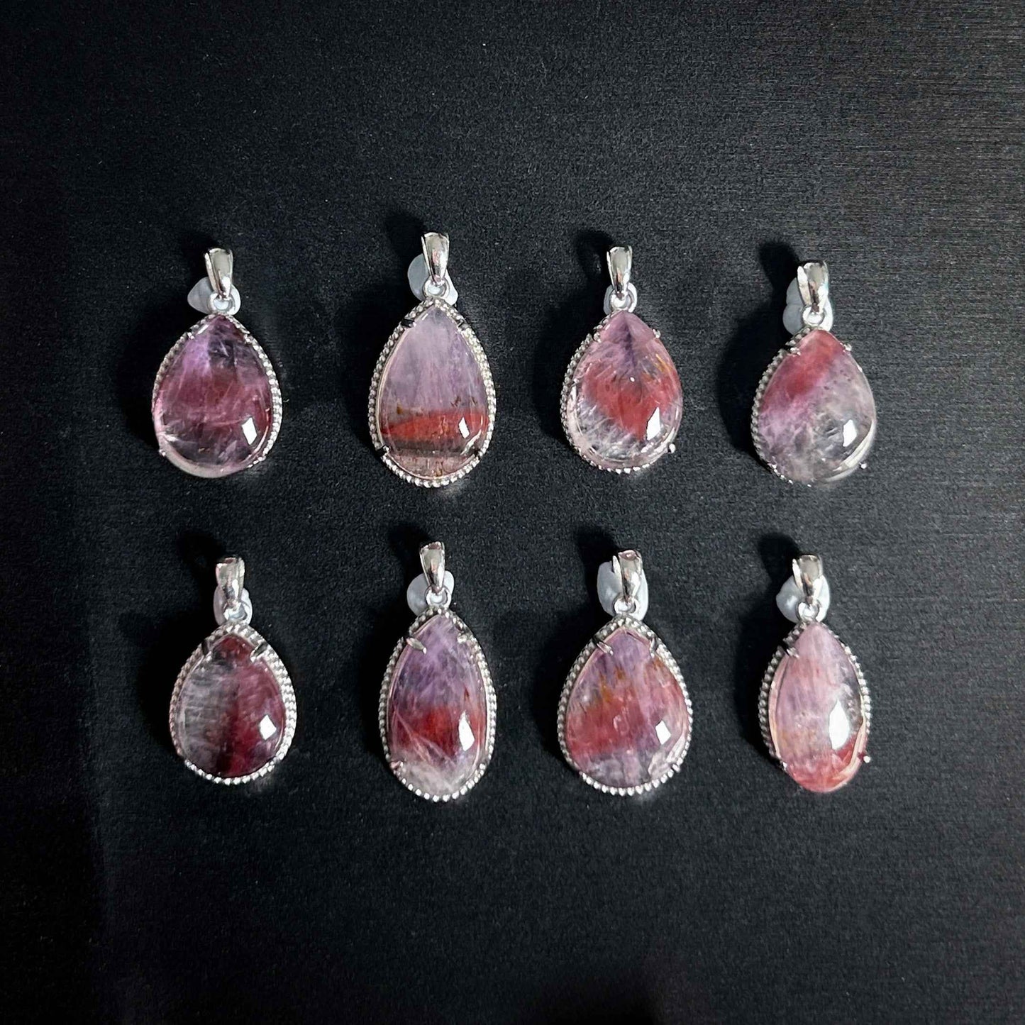 Rare Natural Auralite23 925 Sterling Silver Small Pendant (chain excluded)