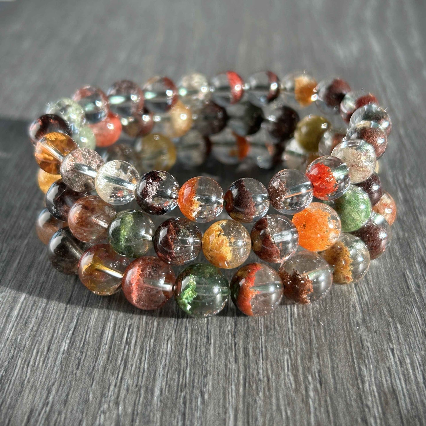 Top Quality Garden Quartz Phantom Quartz Bracelet in 8 to 10MM