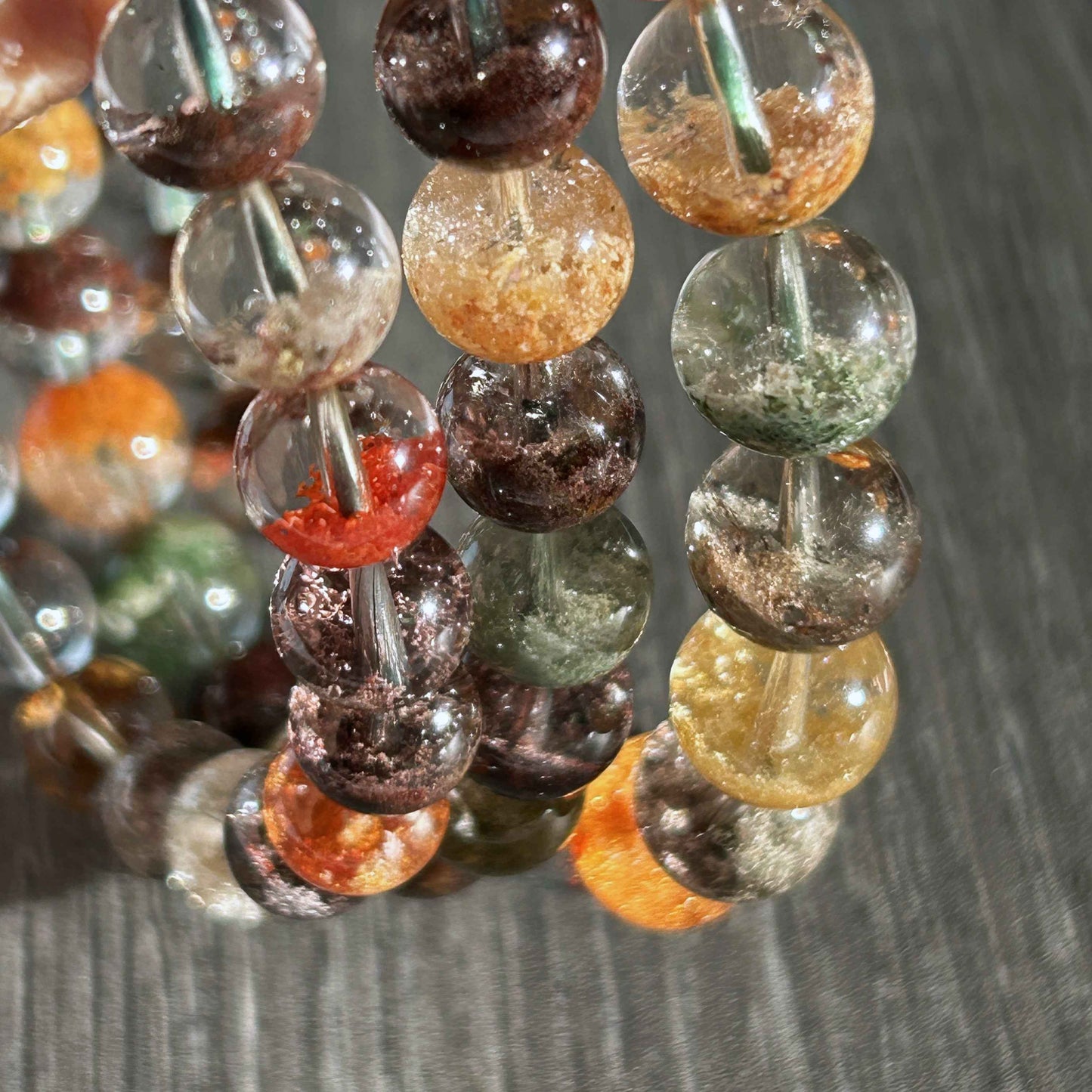 Top Quality Garden Quartz Phantom Quartz Bracelet in 8 to 10MM