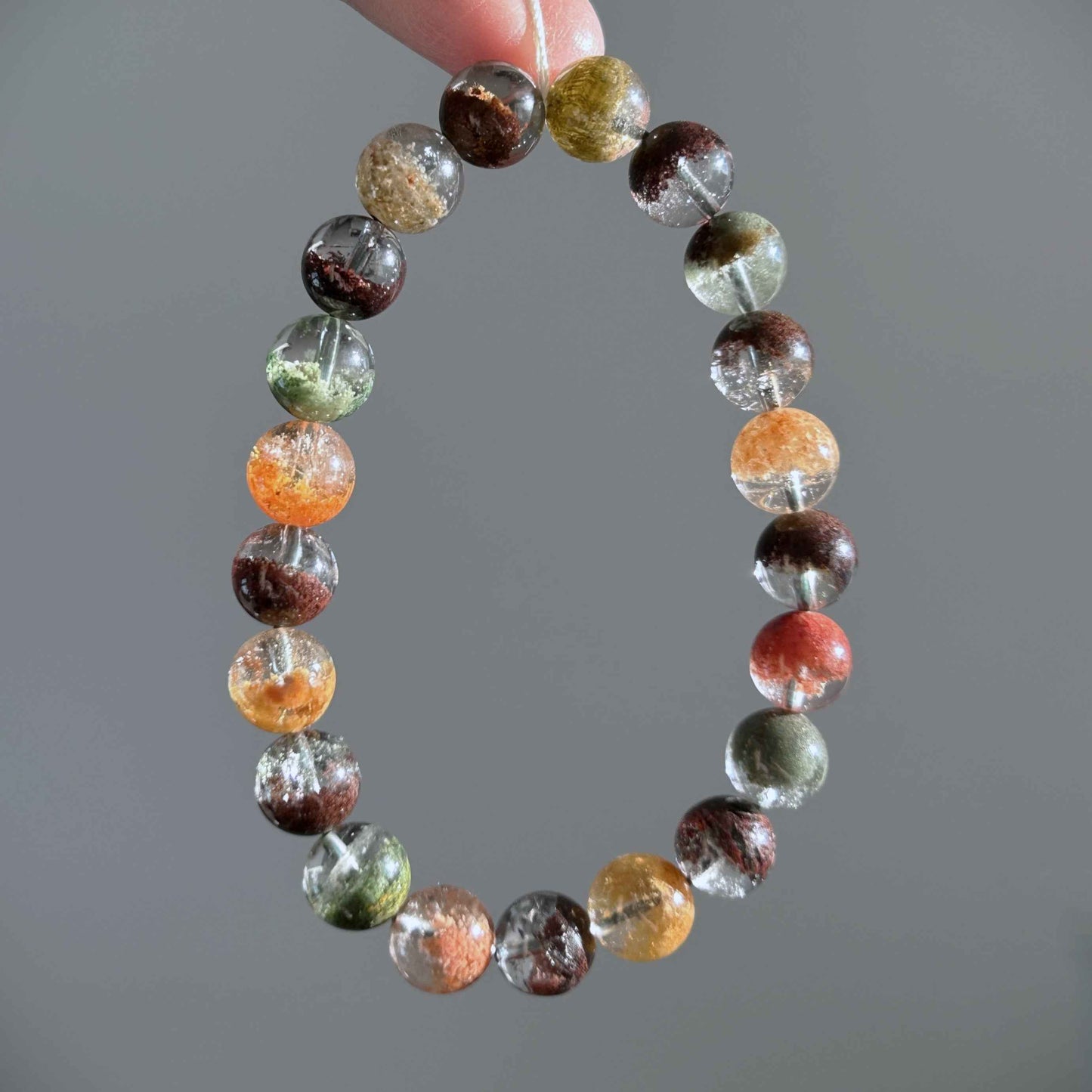 Top Quality Garden Quartz Phantom Quartz Bracelet in 8 to 10MM