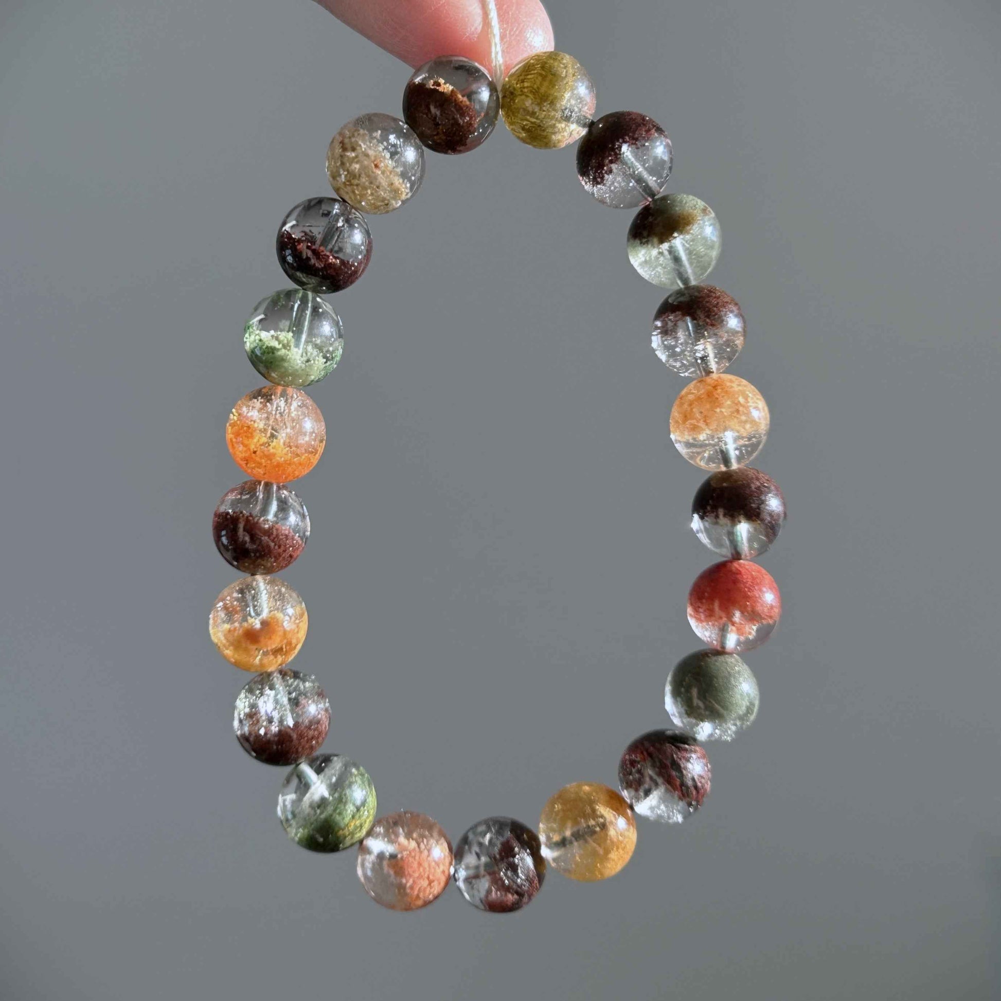 Top Quality Garden Quartz Phantom Quartz Bracelet in 8 to 10MM