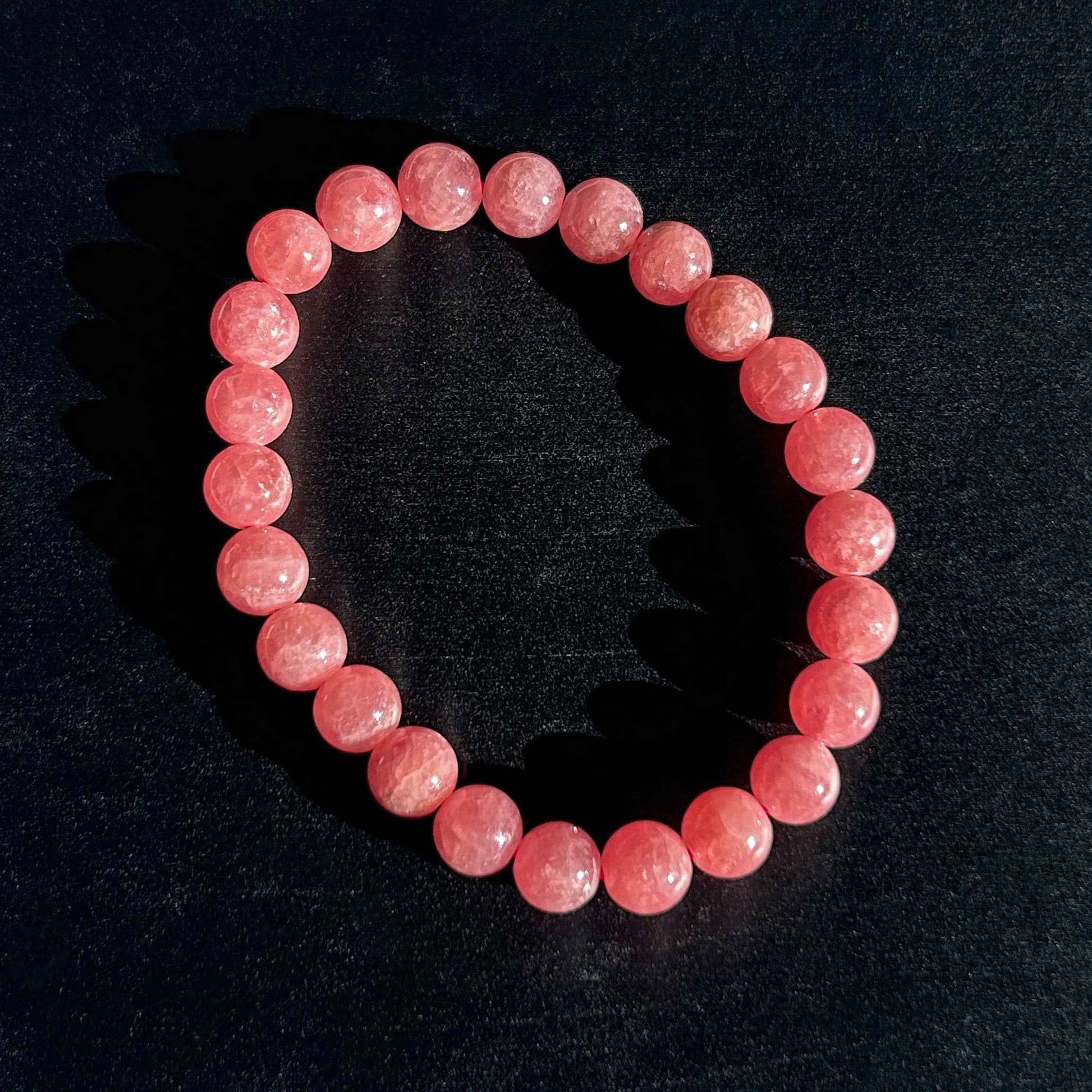 High Quality Natural Rhodochrosite Bracelet in 7 to 9MM
