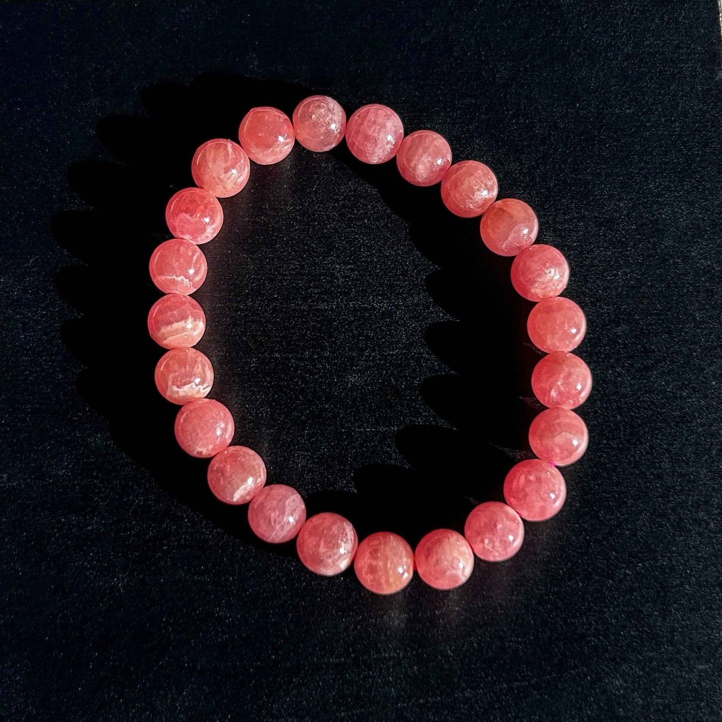 High Quality Natural Rhodochrosite Bracelet in 7 to 9MM
