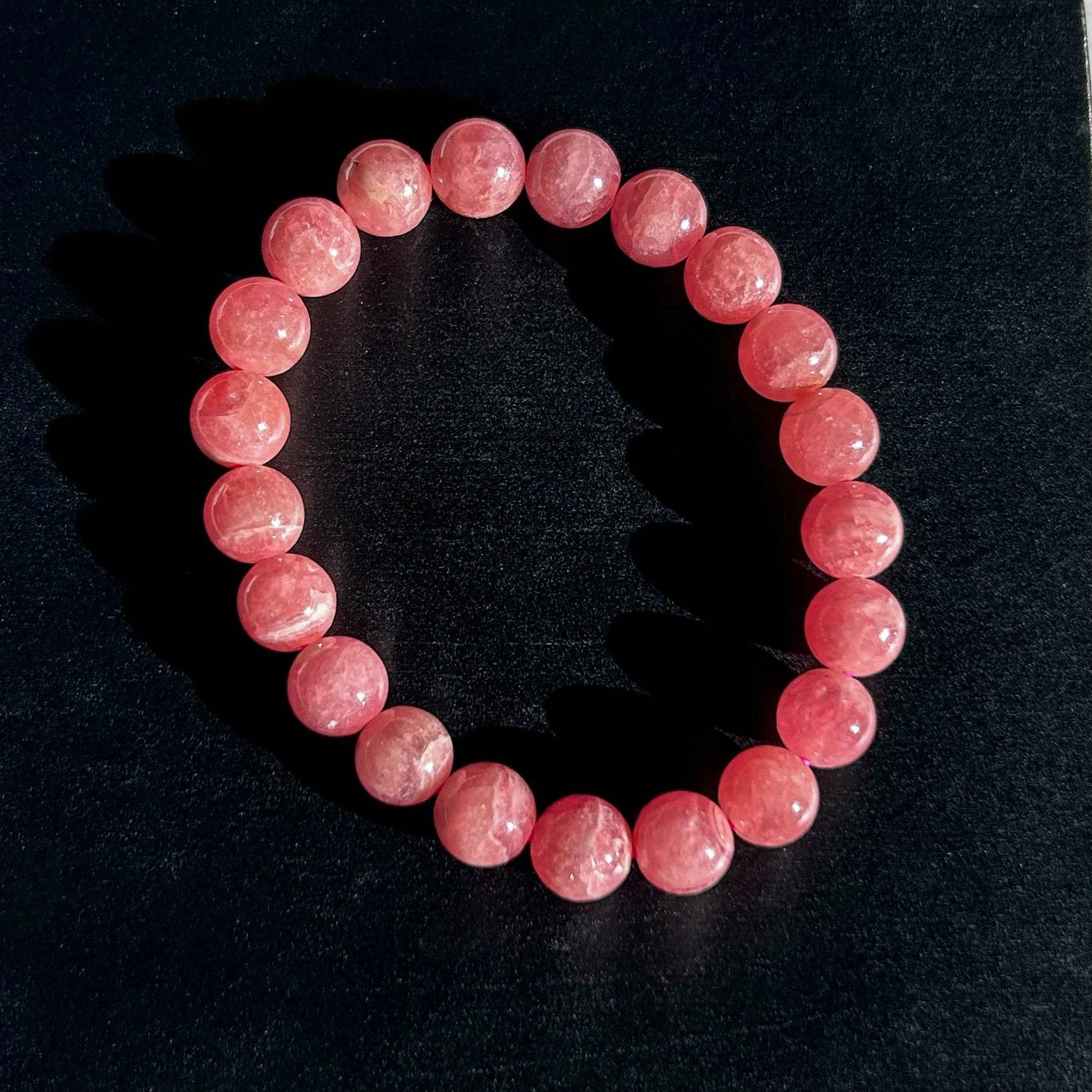 High Quality Natural Rhodochrosite Bracelet in 7 to 9MM