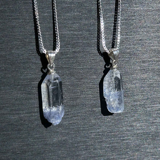 Top Quality Dumortierite 925 Sterling Silver Mini Pendant