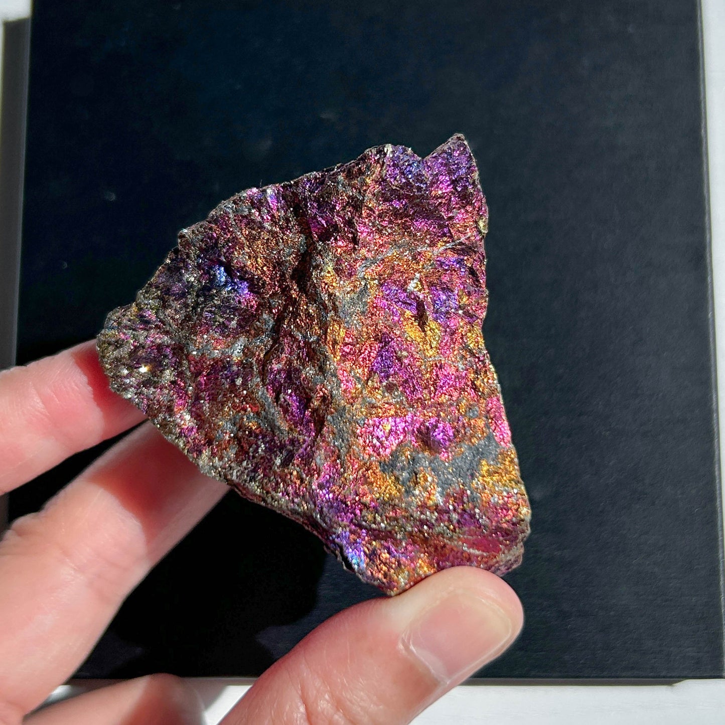 Peacock Ore Cluster Mineral Specimen
