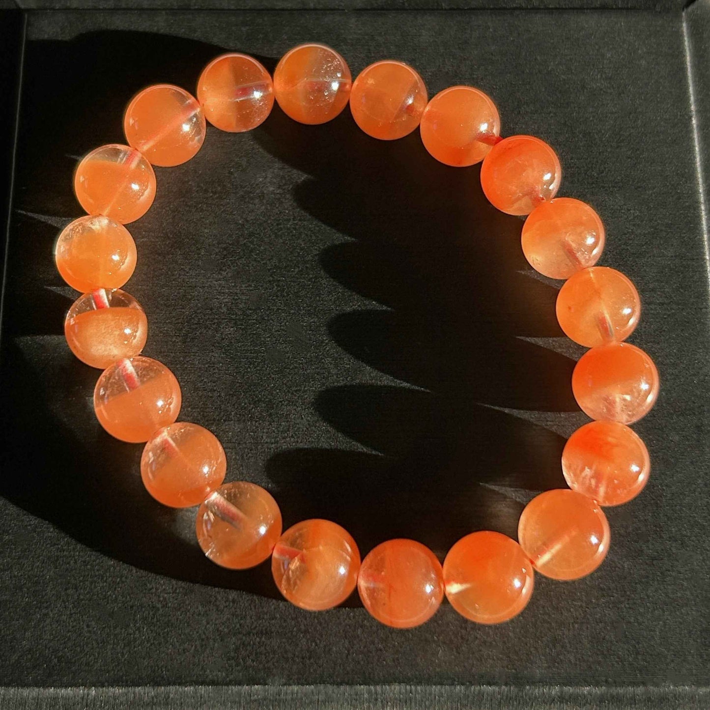 Top Quality Red Rutilated Quartz Bracelet in 8 to 10MM