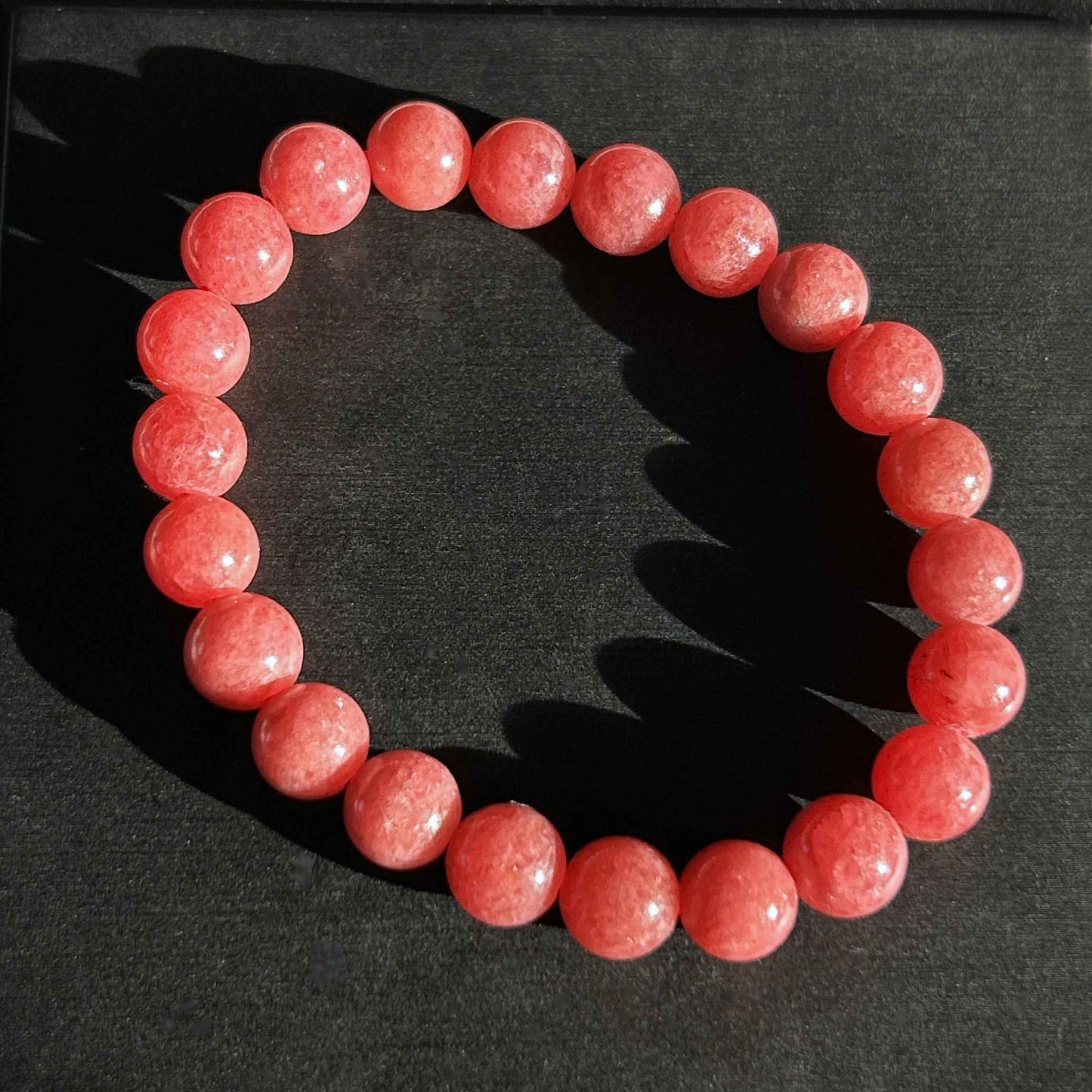 Top Quality Natural Rhodonite Bracelet in 7 to 10MM