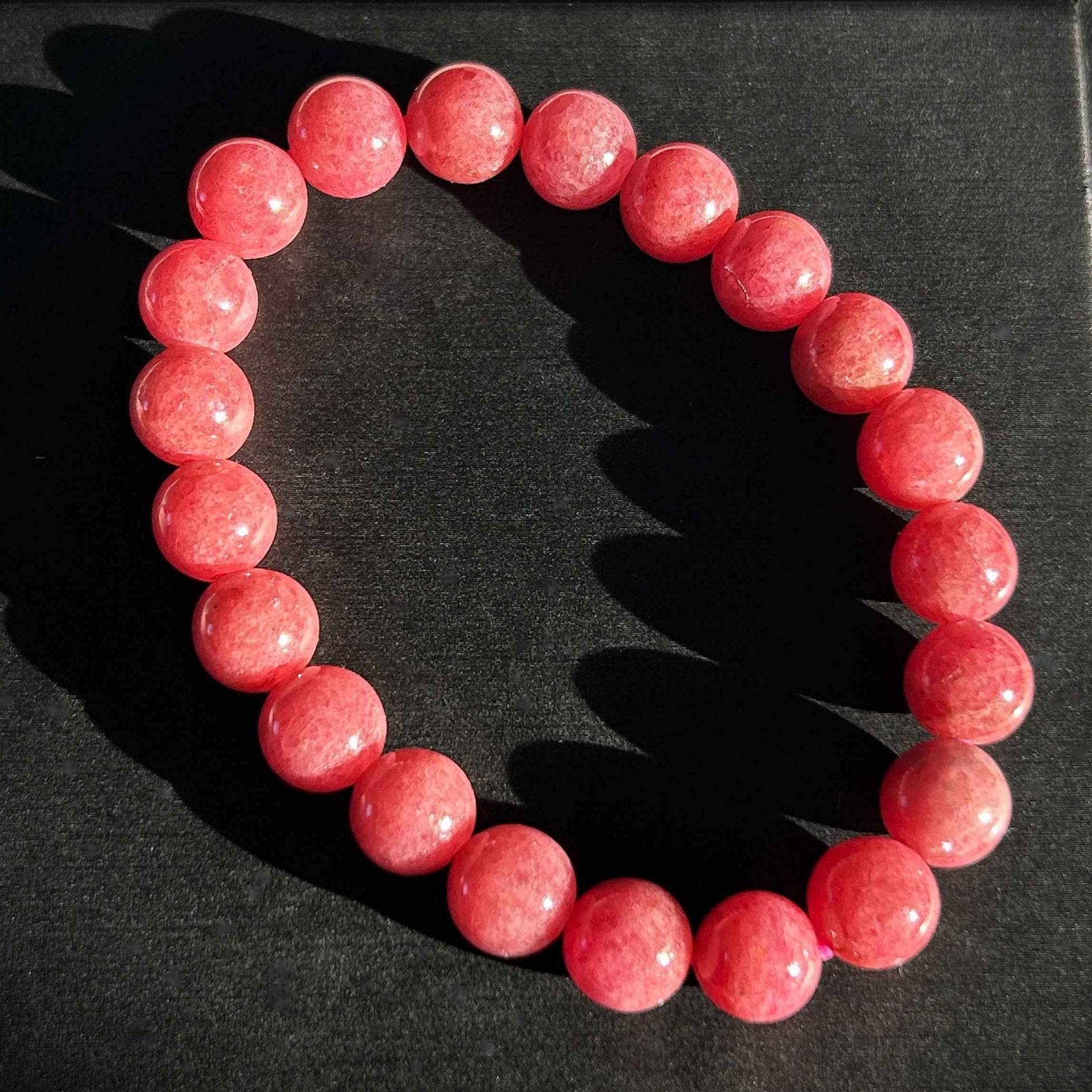 Top Quality Natural Rhodonite Bracelet in 7 to 10MM