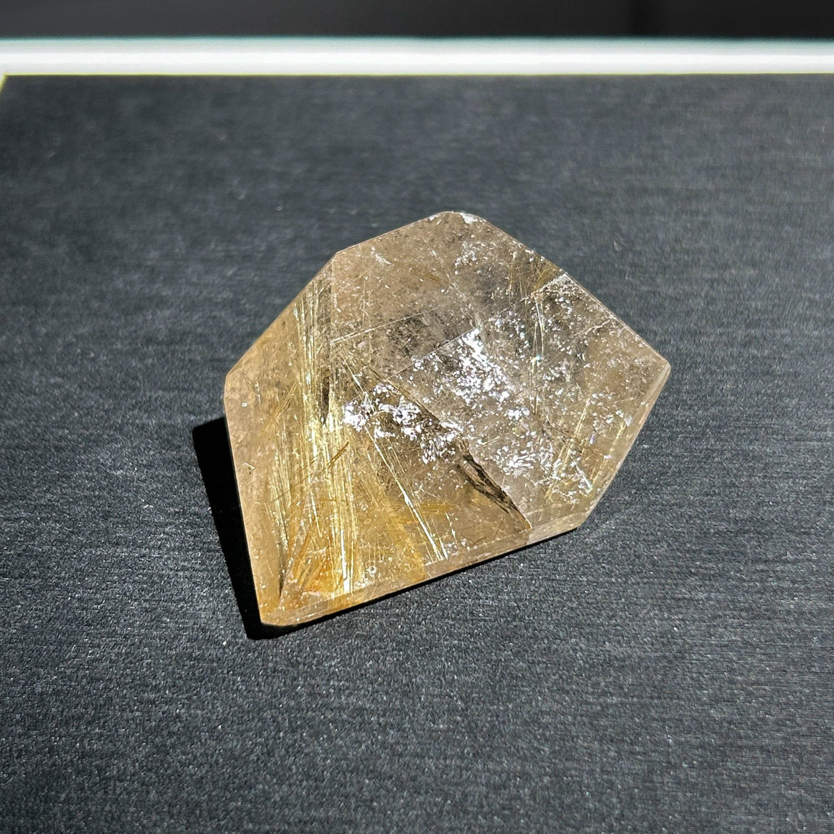 High Quality Golden Rutilated Quartz Cluster