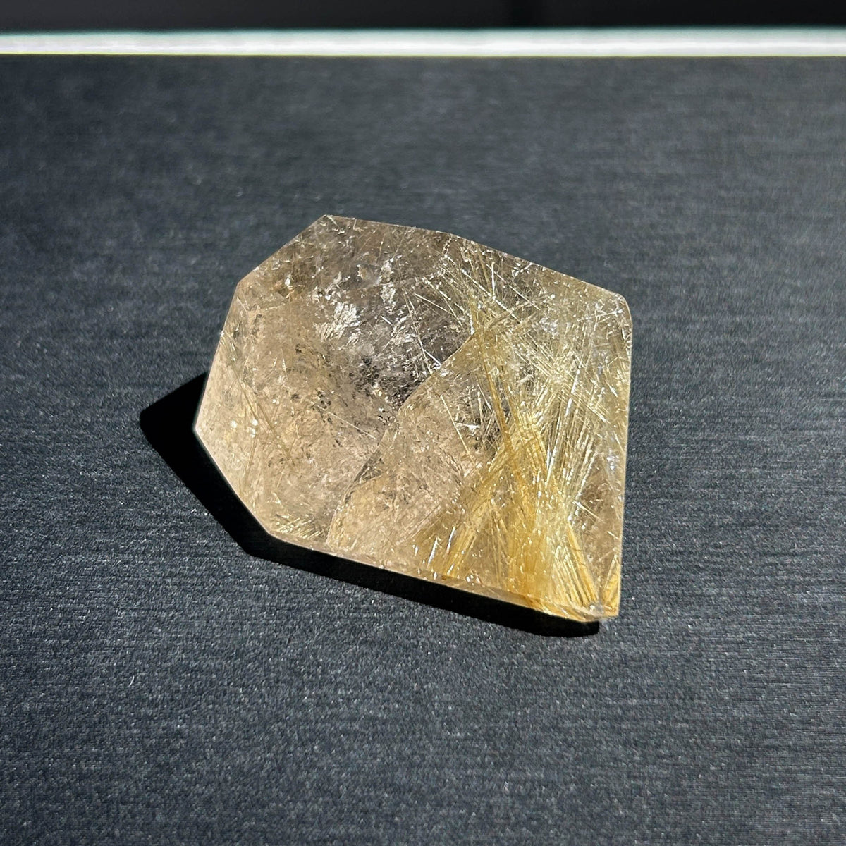 High Quality Golden Rutilated Quartz Cluster