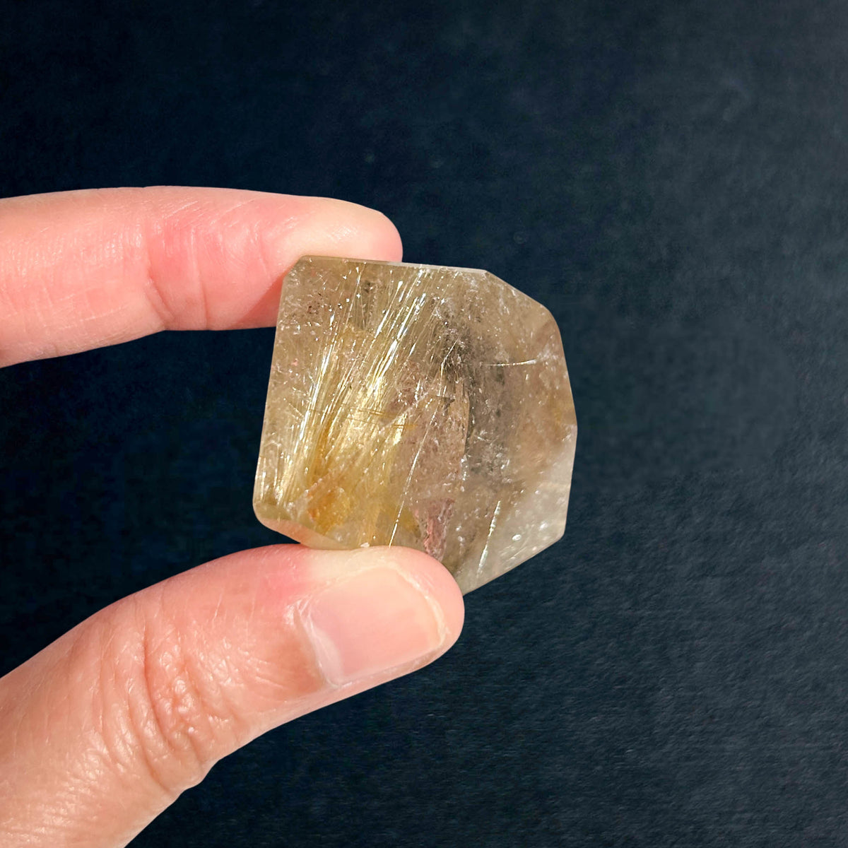 High Quality Golden Rutilated Quartz Cluster