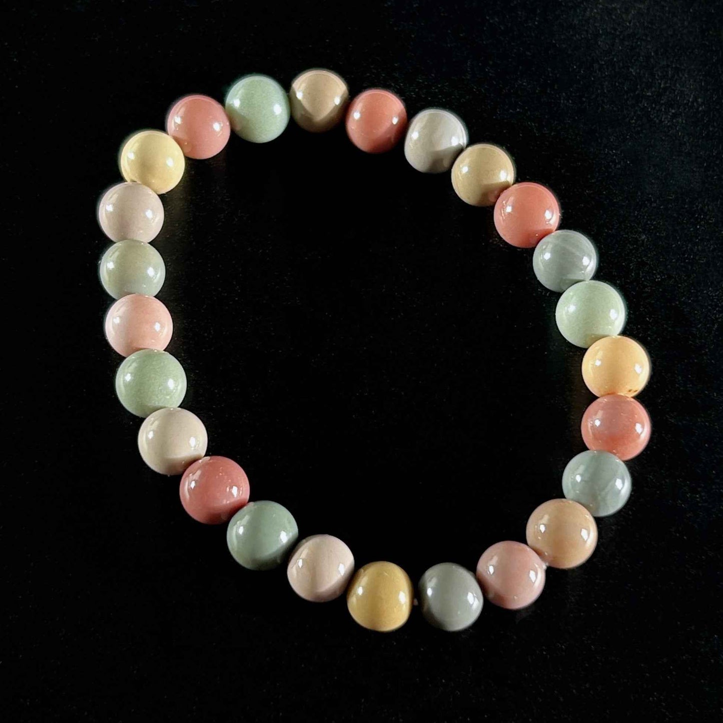 High Quality Rainbow Alashan Agate Bracelet in 7 to 11MM