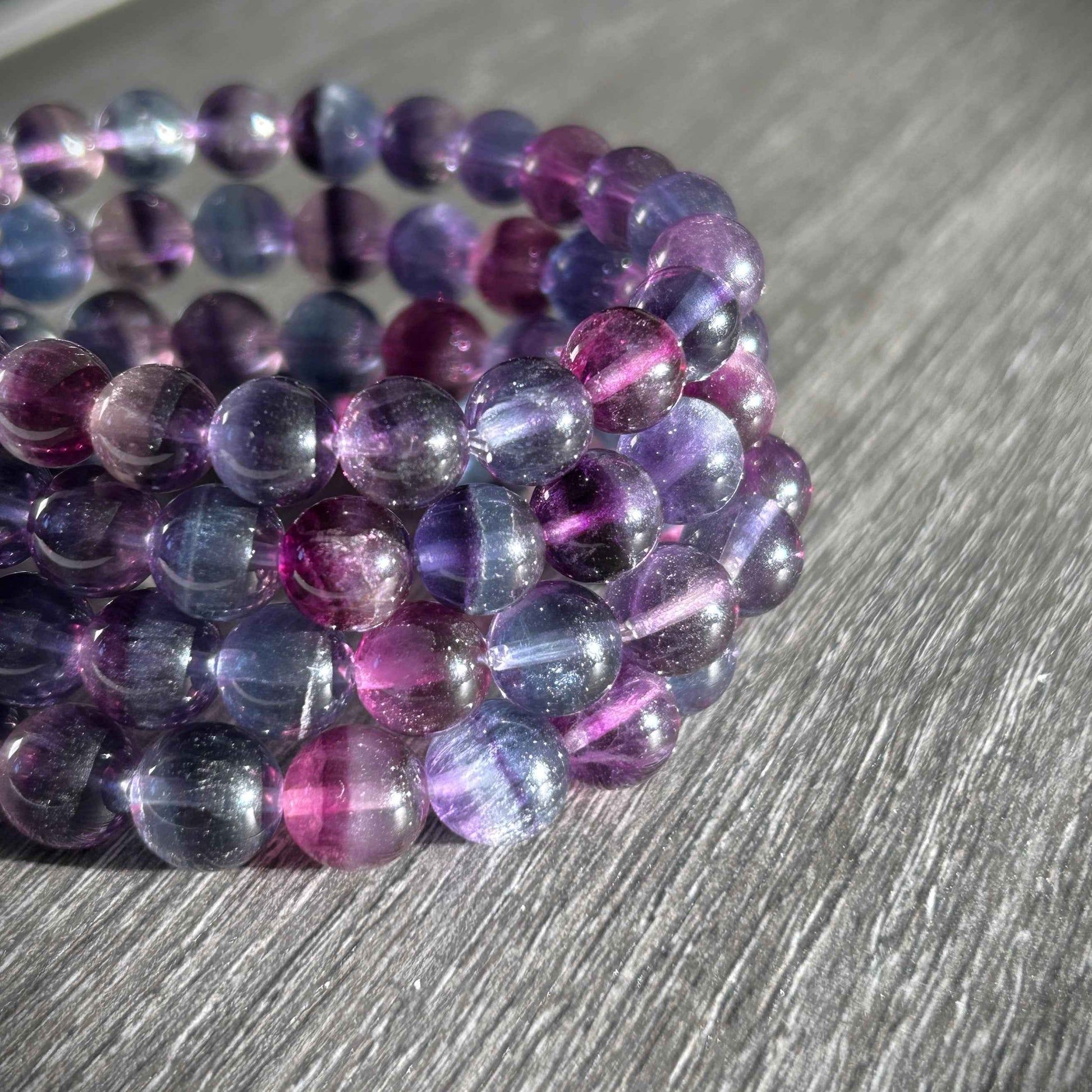 High Quality Mermaid Fluorite Bracelet in 8 to 10MM