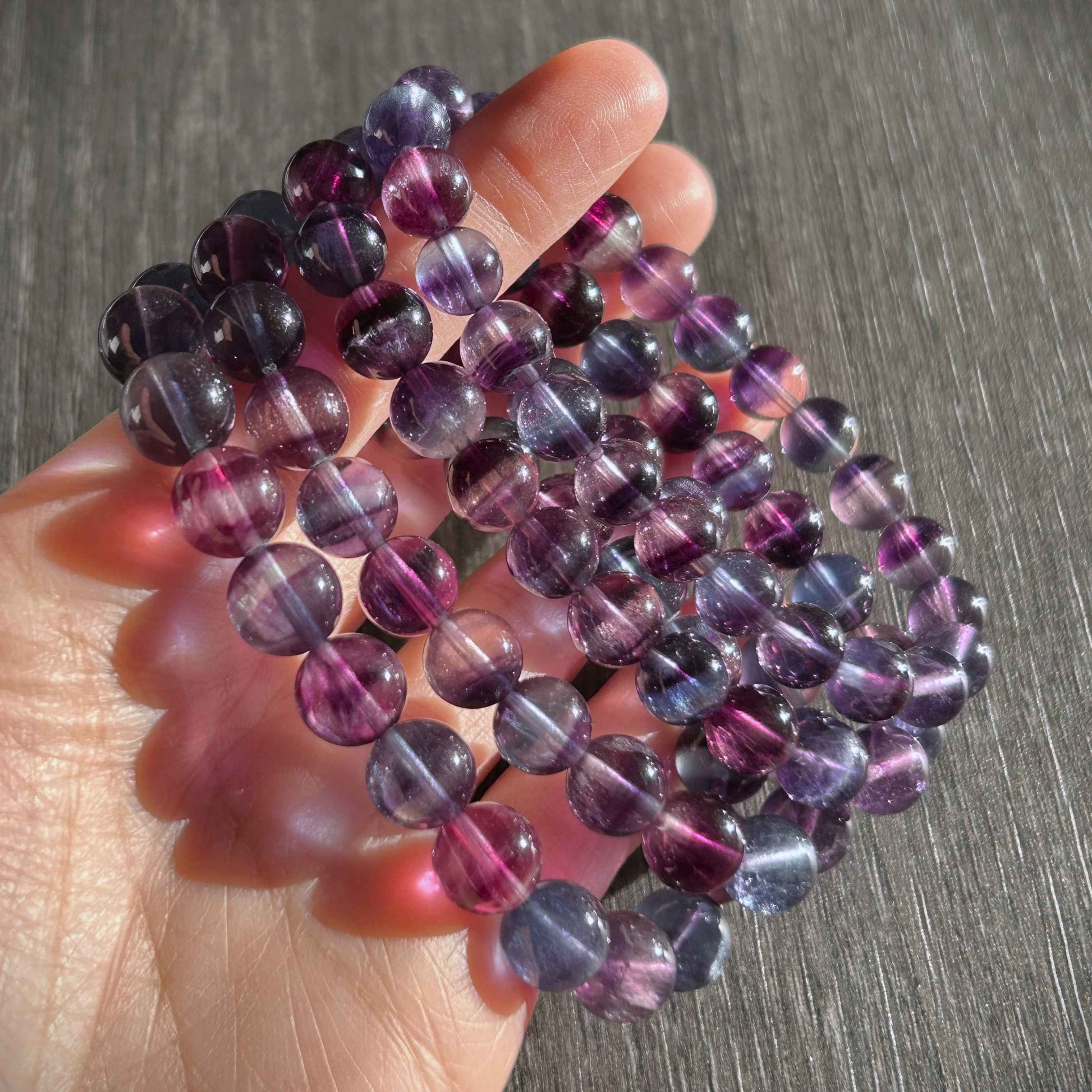 High Quality Mermaid Fluorite Bracelet in 8 to 10MM