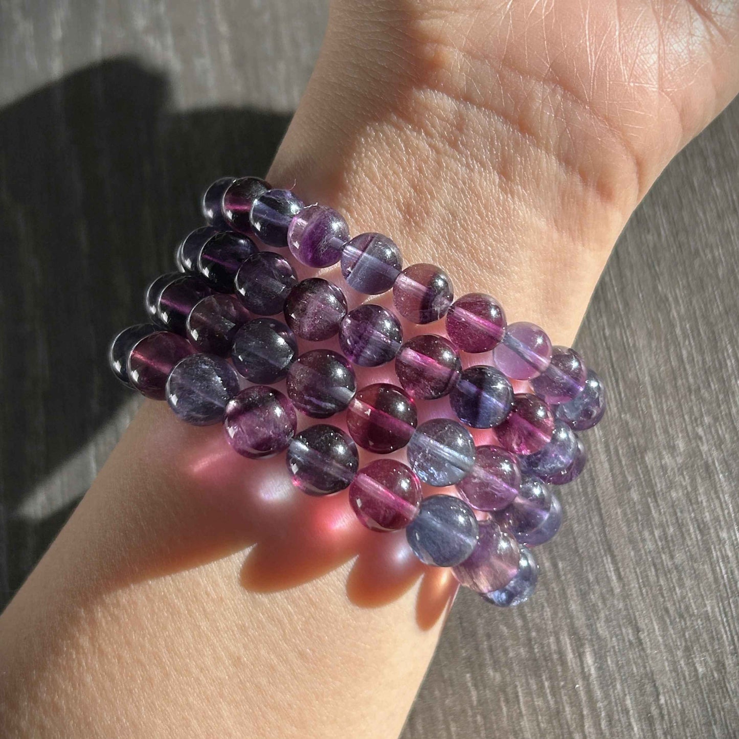 High Quality Mermaid Fluorite Bracelet in 8 to 10MM