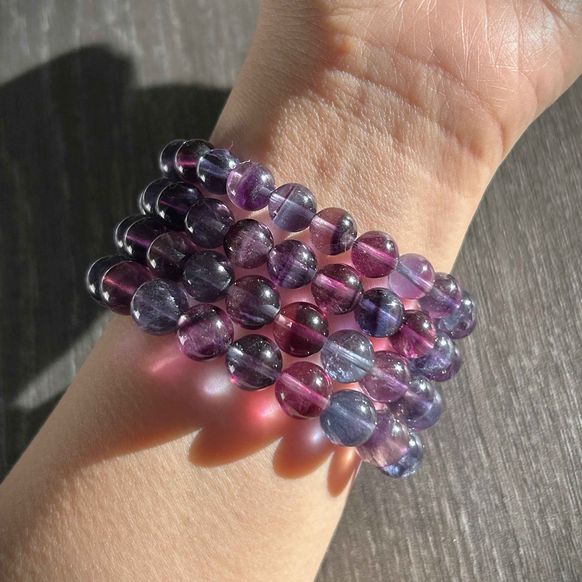 High Quality Mermaid Fluorite Bracelet in 8 to 10MM