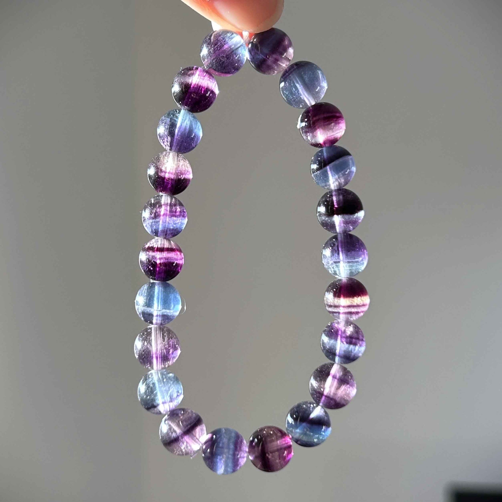 High Quality Mermaid Fluorite Bracelet in 8 to 10MM