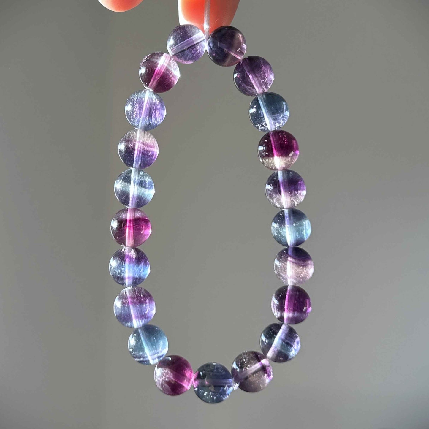 High Quality Mermaid Fluorite Bracelet in 8 to 10MM