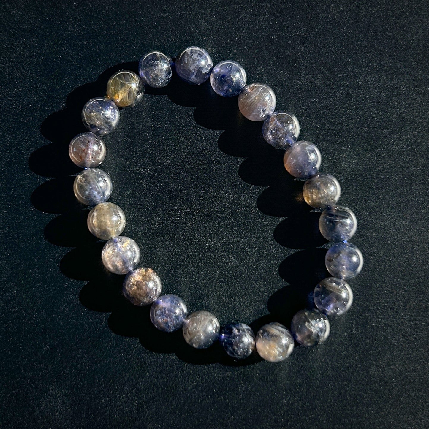 Natural Iolite Bracelet in 7-10MM