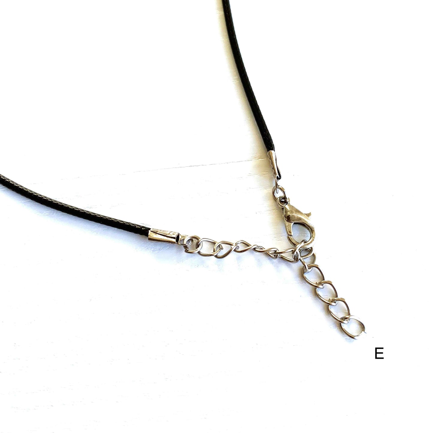 Silver Adjustable Necklace Chain for Pendant | Box Chain Snake Chain Wax Polyester Cord