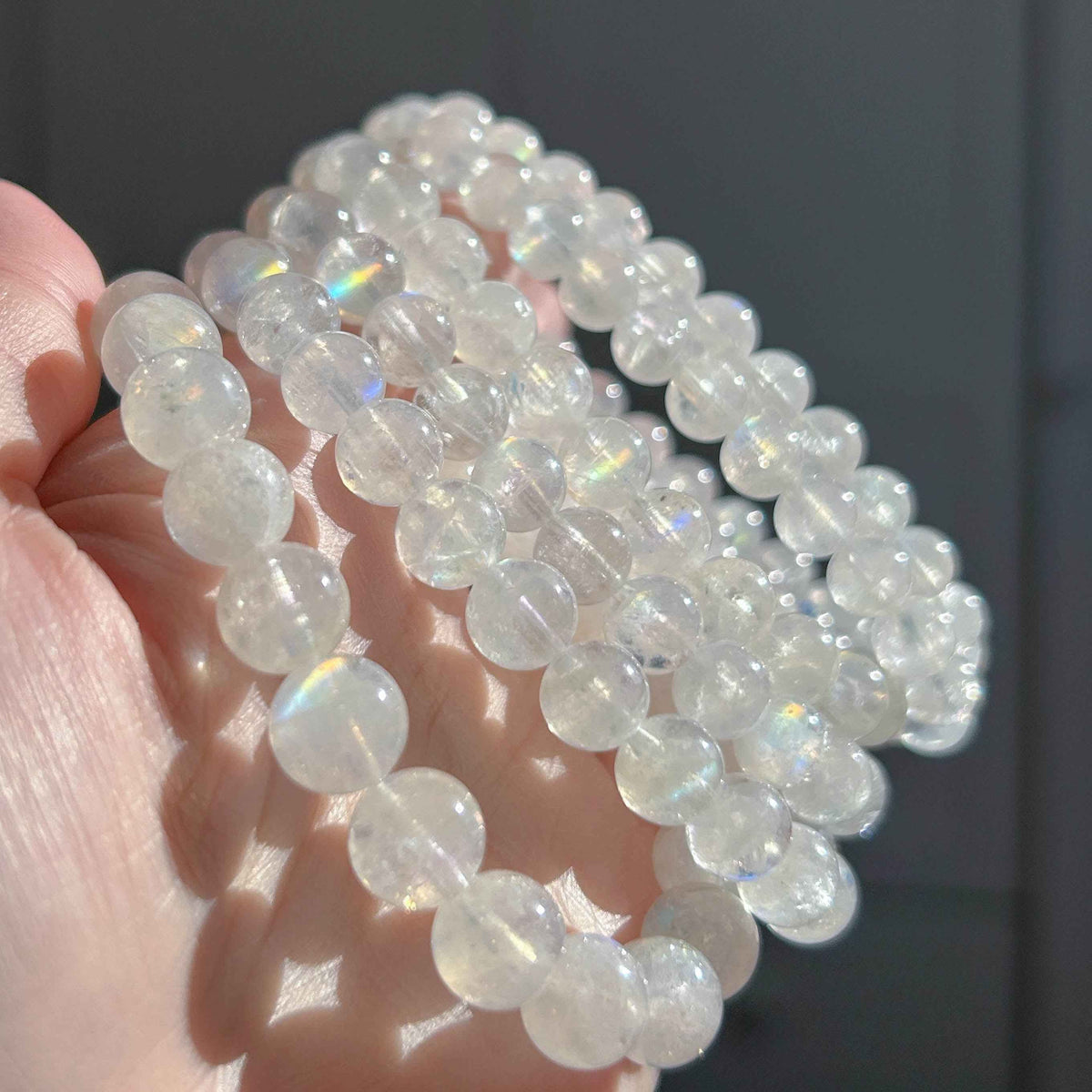 Rare Madagascar Moonstone Bracelet in 7-9MM | Birthstone of June