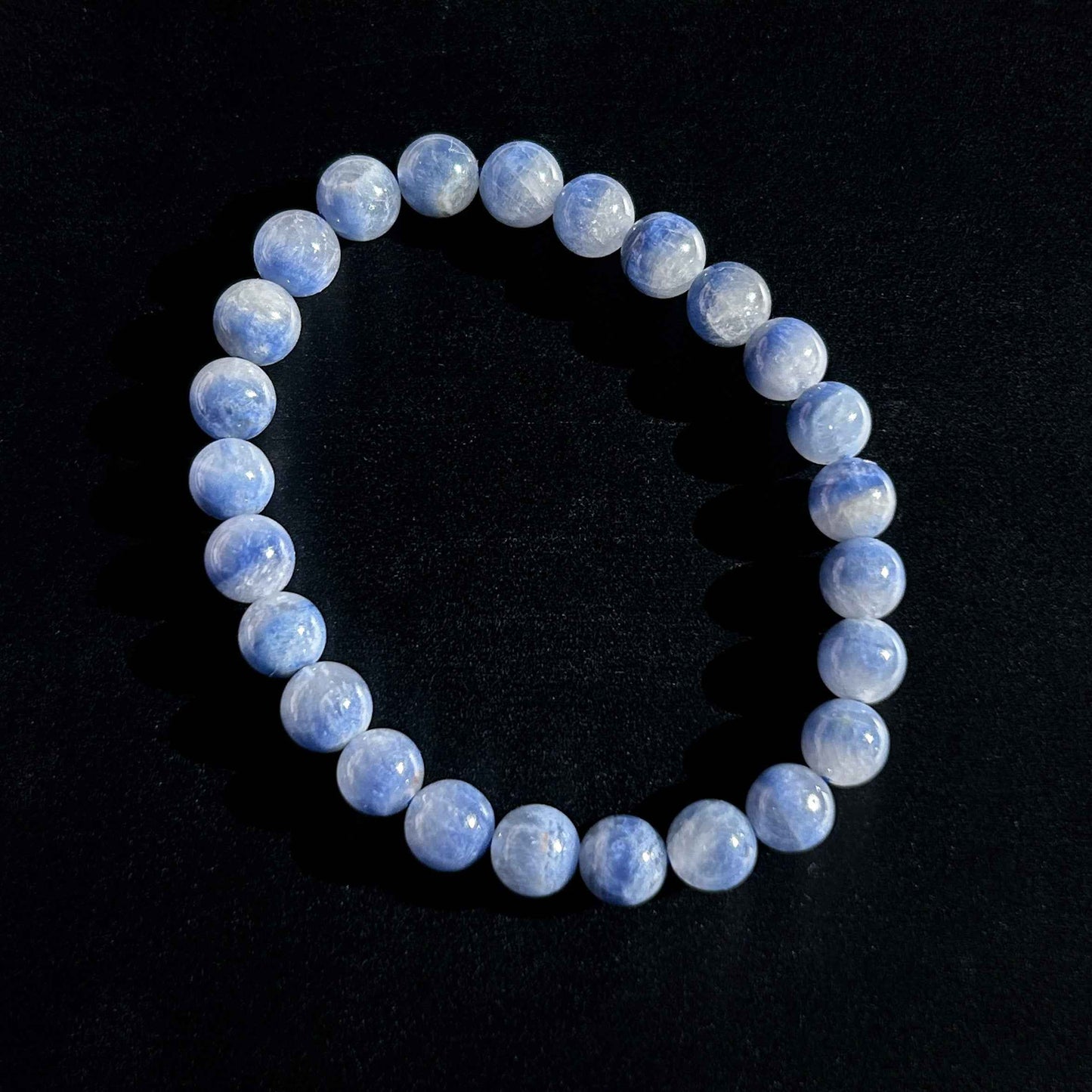 Rare High Quality Dumortierite Bracelet in 7.7MM