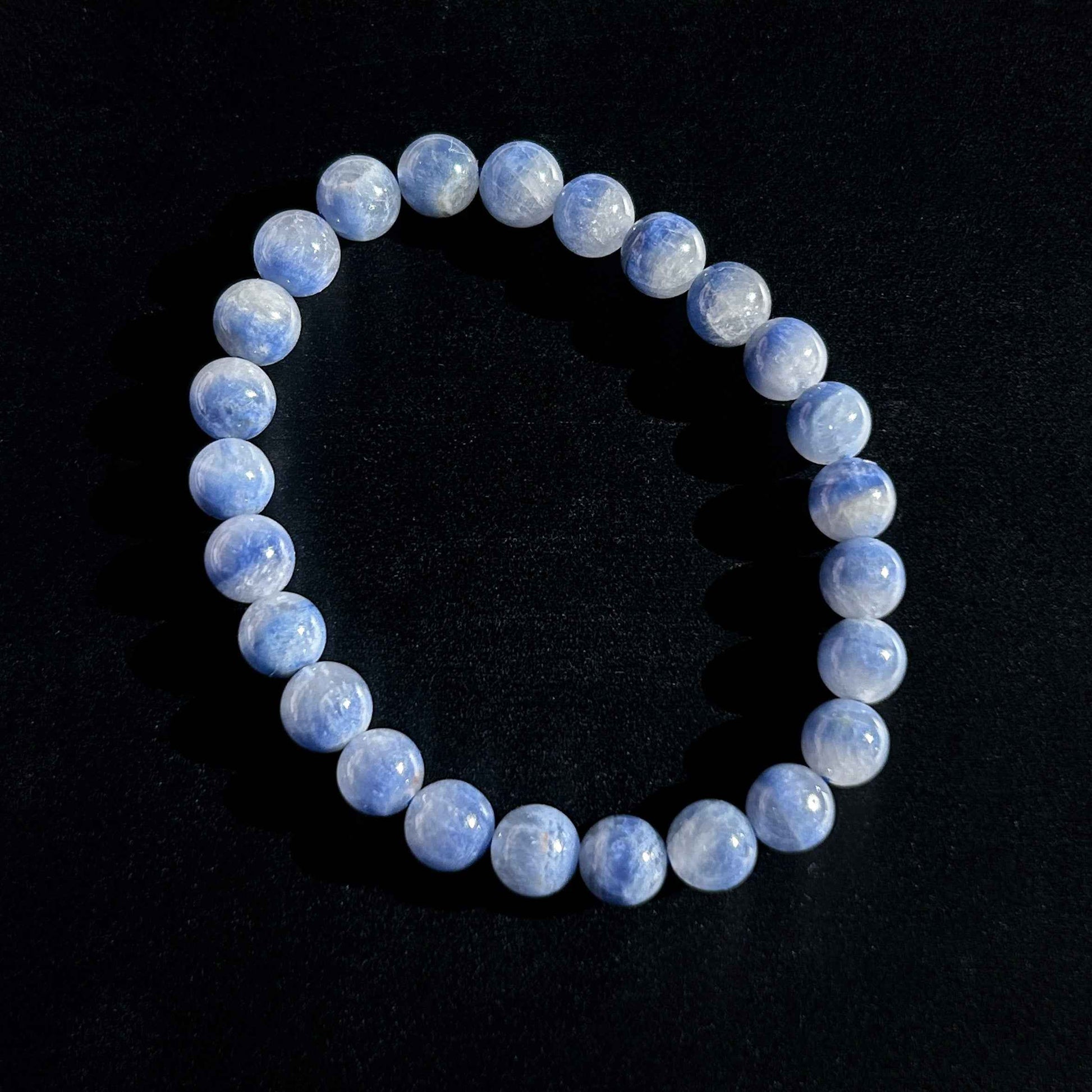 Rare High Quality Dumortierite Bracelet in 7.7MM