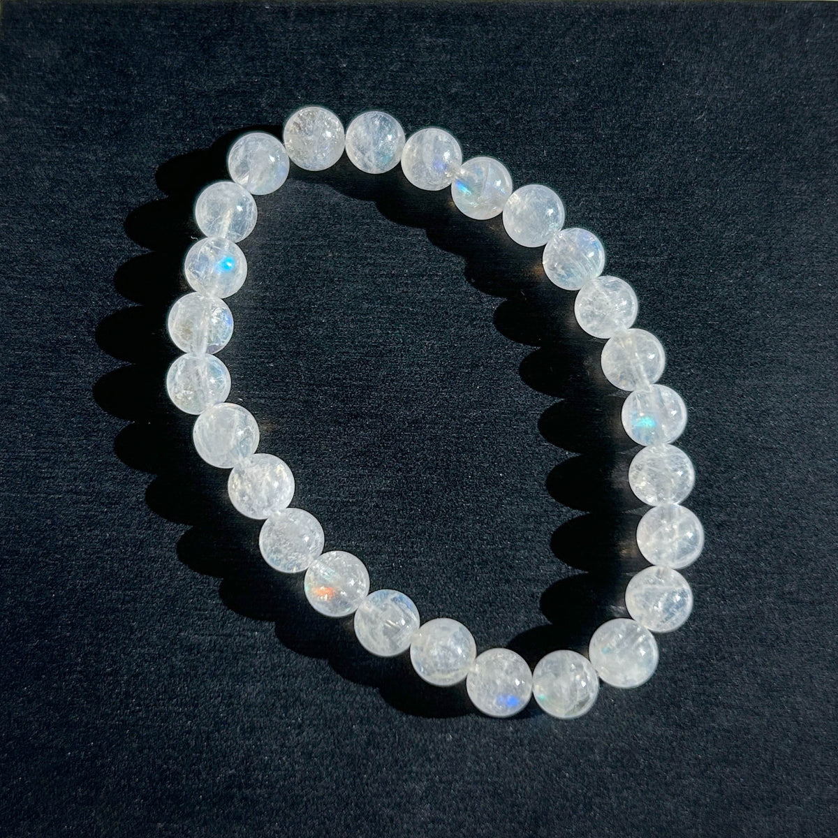 Rare Madagascar Moonstone Bracelet in 7-9MM | Birthstone of June