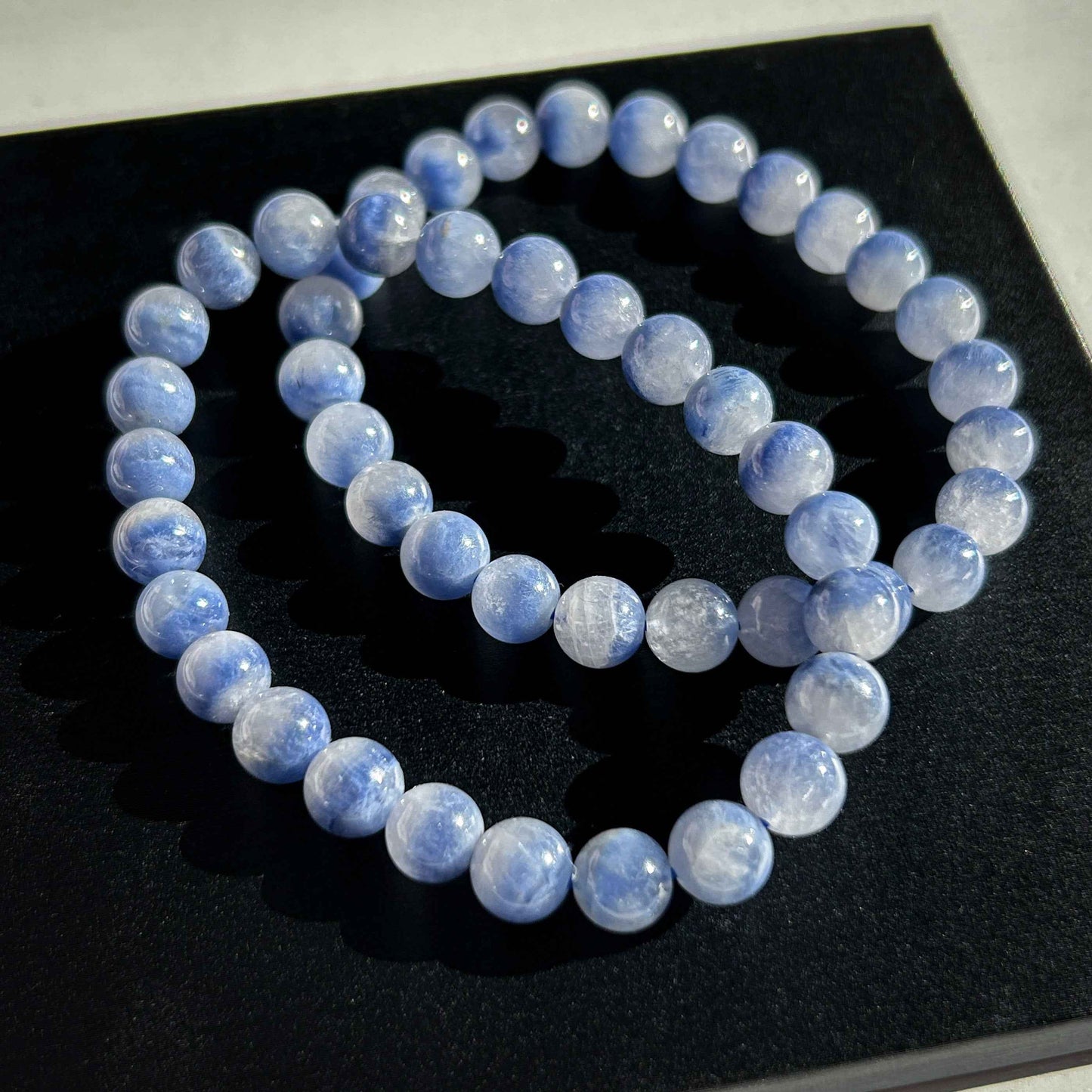 Rare High Quality Dumortierite Bracelet in 7.7MM