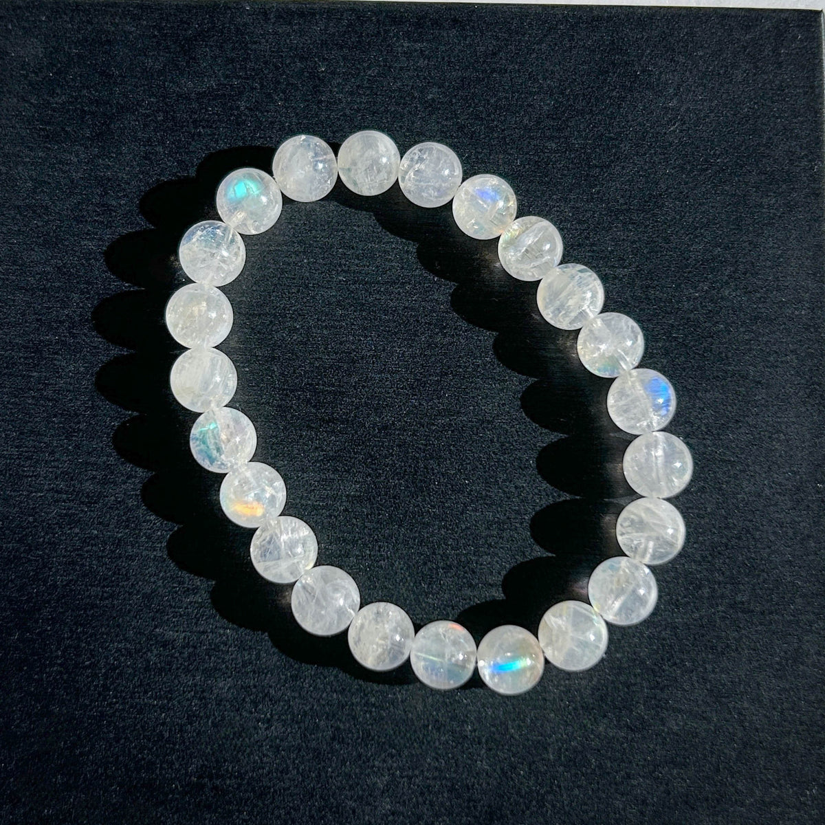 Rare Madagascar Moonstone Bracelet in 7-9MM | Birthstone of June