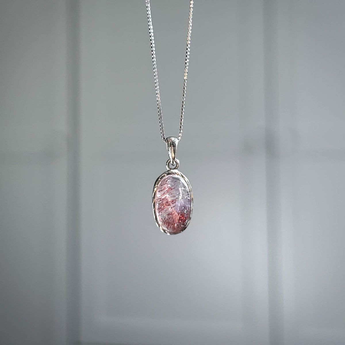Top Quality Lepidocrocite Super7 925 Silver Small Pendant (chain excluded)