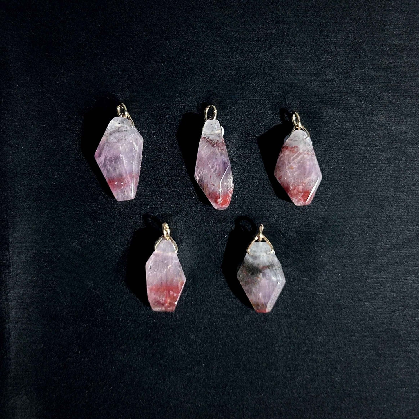 Rare Natural Auralite 23 14k Gold Small Pendant (Chain included)