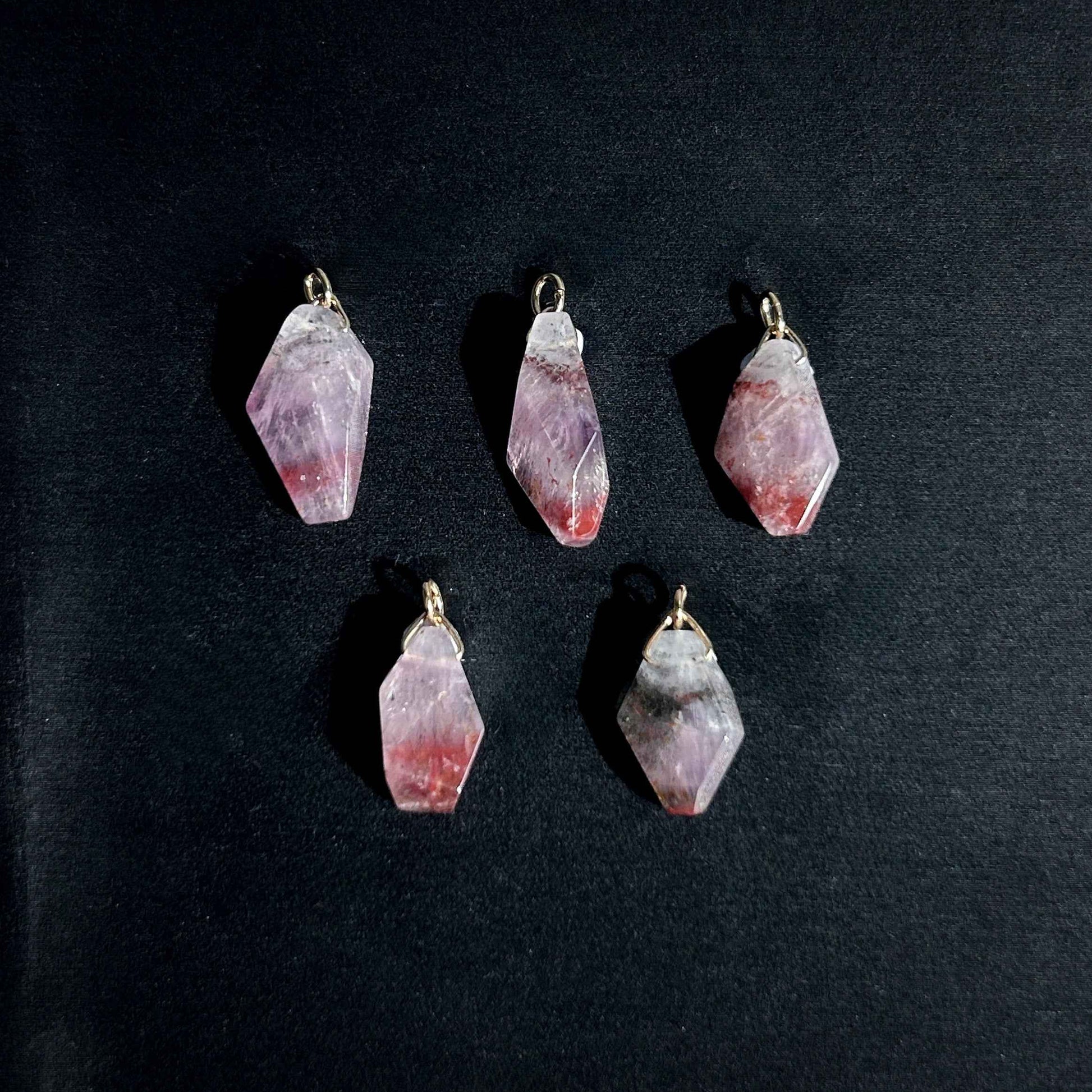 Rare Natural Auralite 23 14k Gold Small Pendant (Chain included)