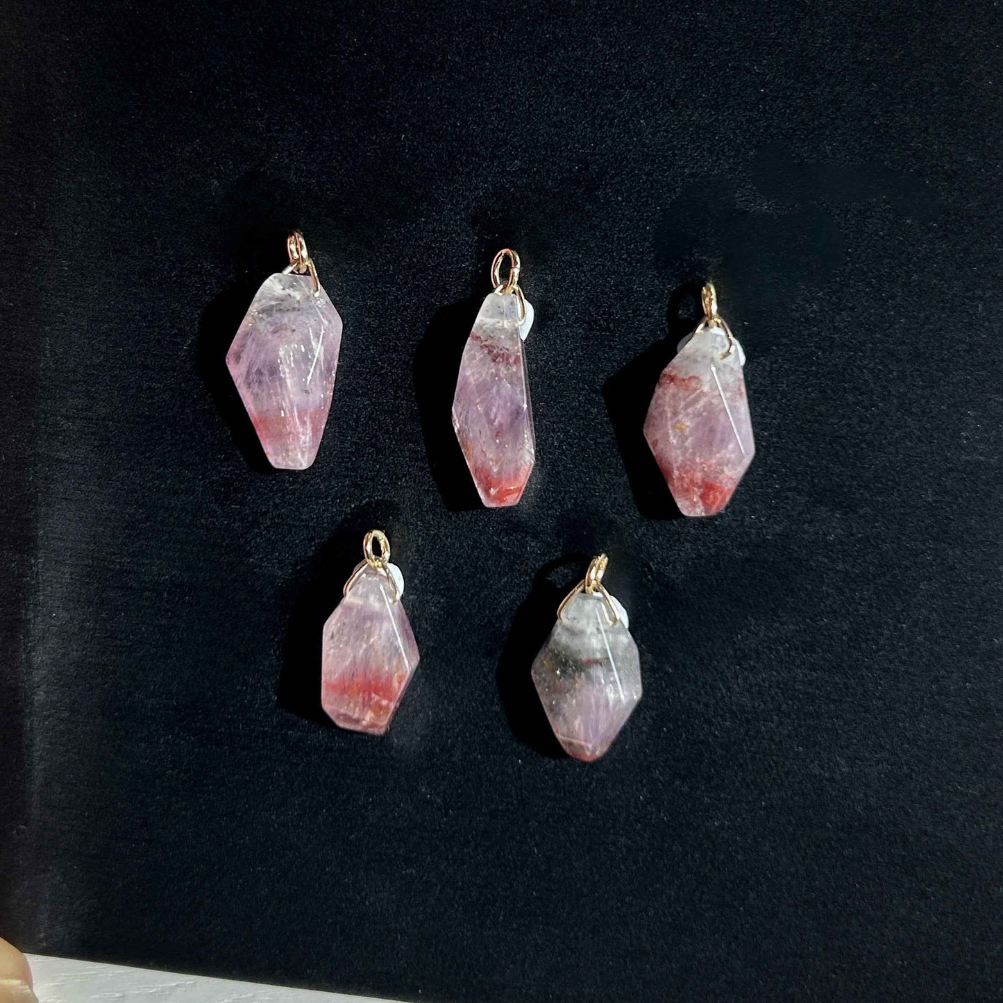 Rare Natural Auralite 23 14k Gold Small Pendant (Chain included)