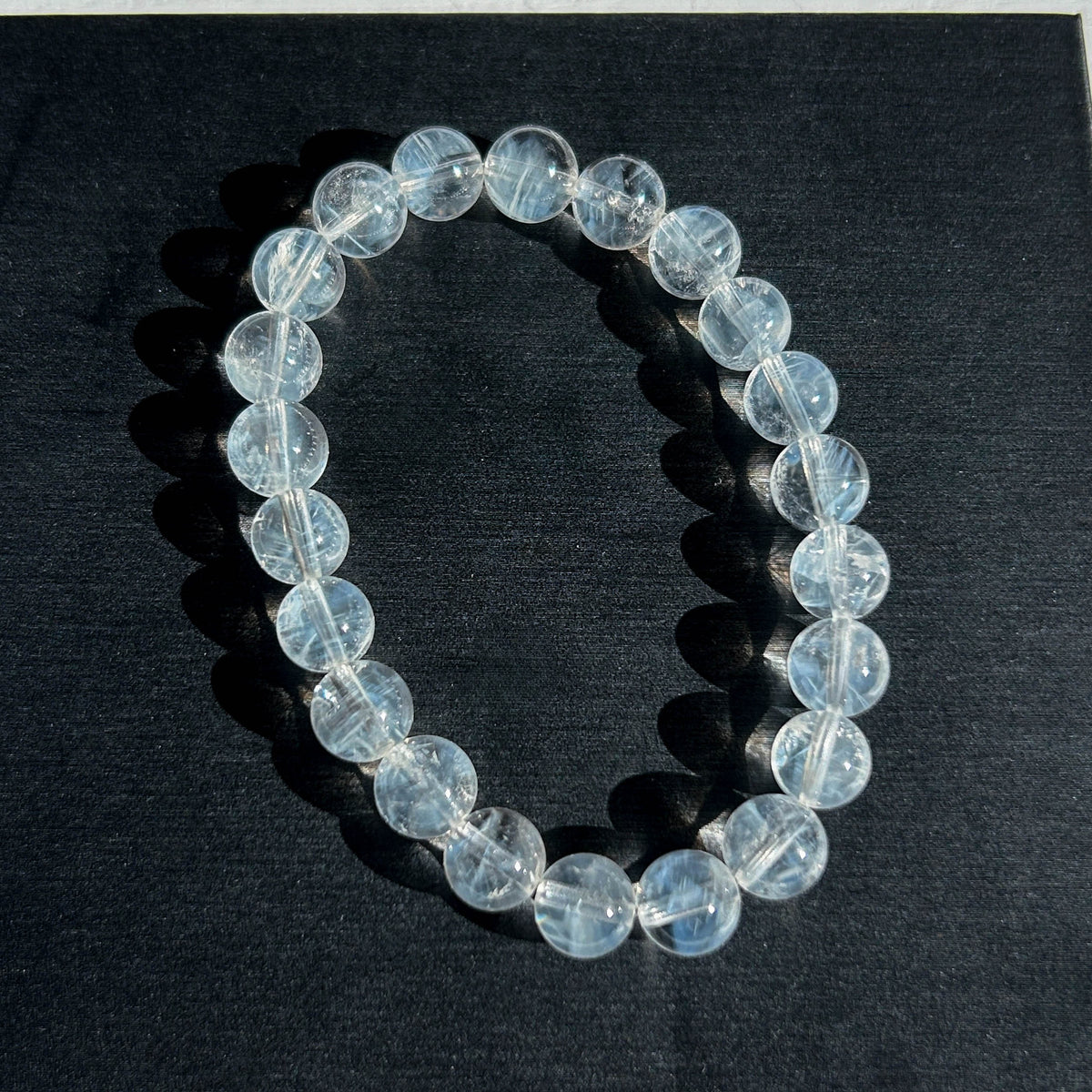 Rare High Quality Blue Needle Quartz Bracelet 7-9MM