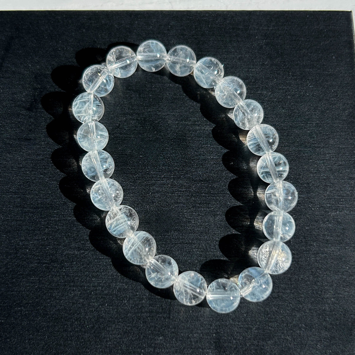 Rare High Quality Blue Needle Quartz Bracelet 7-9MM